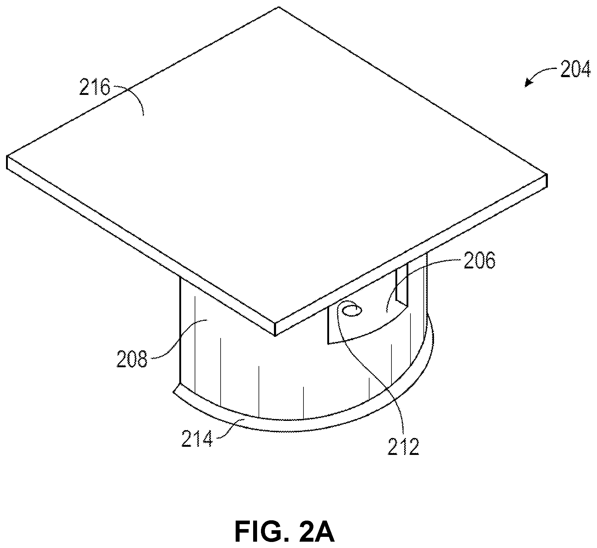 Patent US12139939 Figure 3 – Hasp assembly for a hidden-shackle padlock