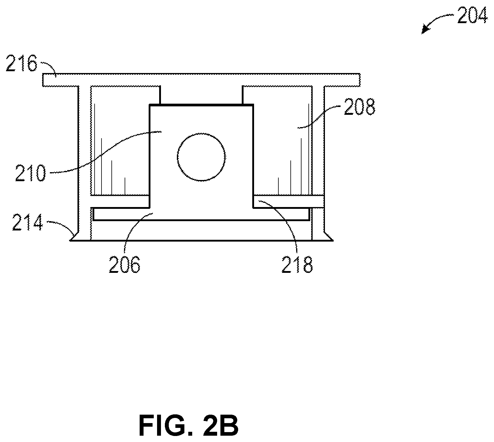 Patent US12139939 Figure 4 – Hasp assembly for a hidden-shackle padlock