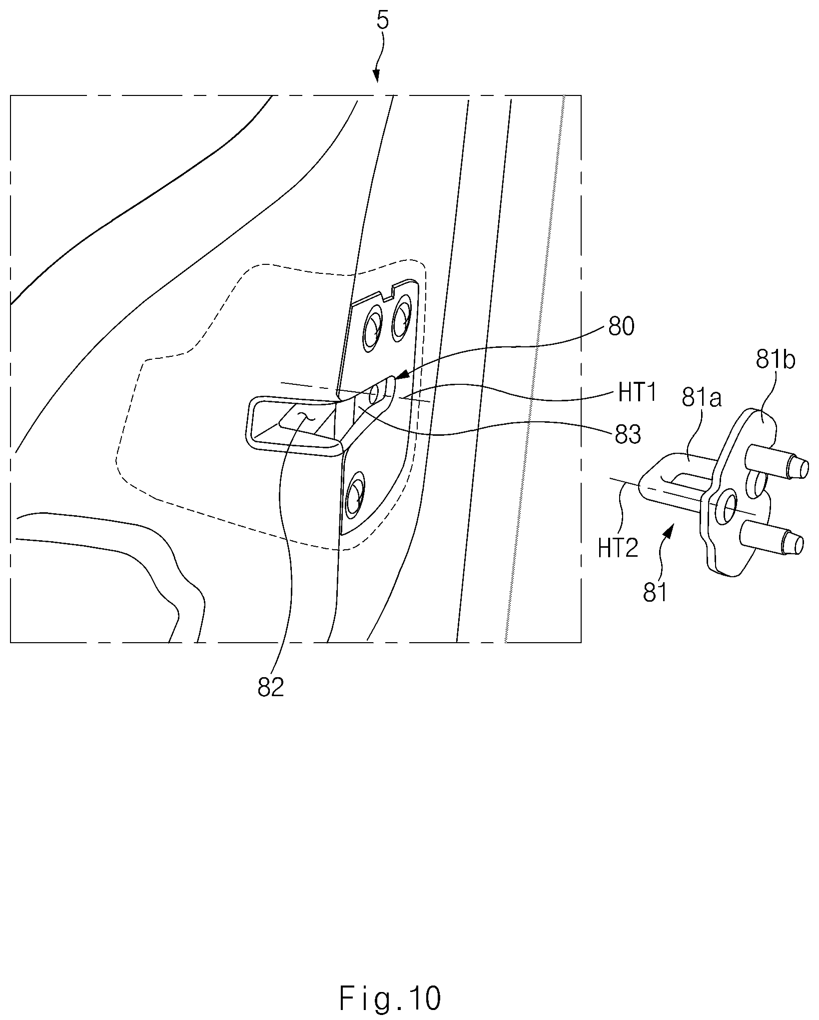 Patent US12139942 Figure 13 – Vehicle door opening and closing apparatus