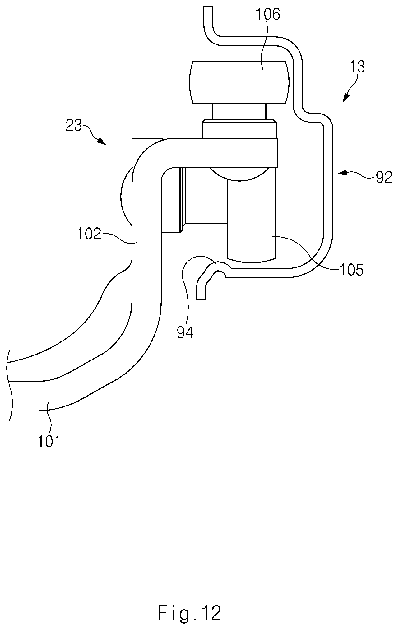 Patent US12139942 Figure 15 – Vehicle door opening and closing apparatus
