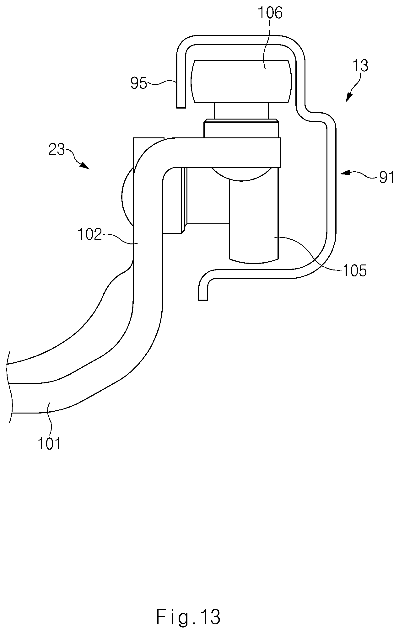 Patent US12139942 Figure 16 – Vehicle door opening and closing apparatus