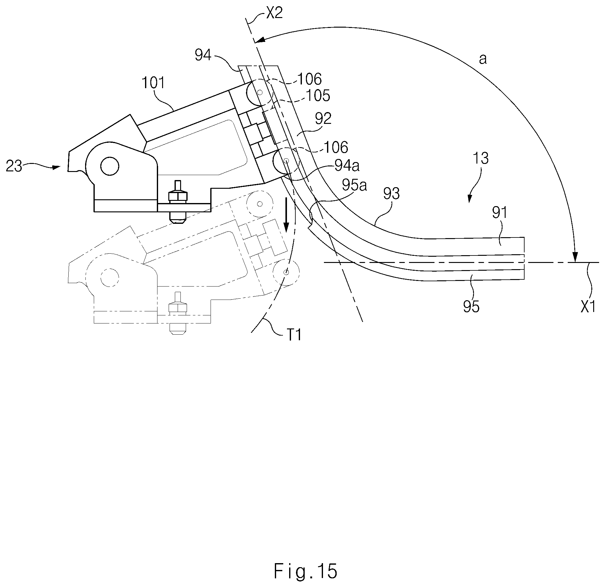 Patent US12139942 Figure 18 – Vehicle door opening and closing apparatus