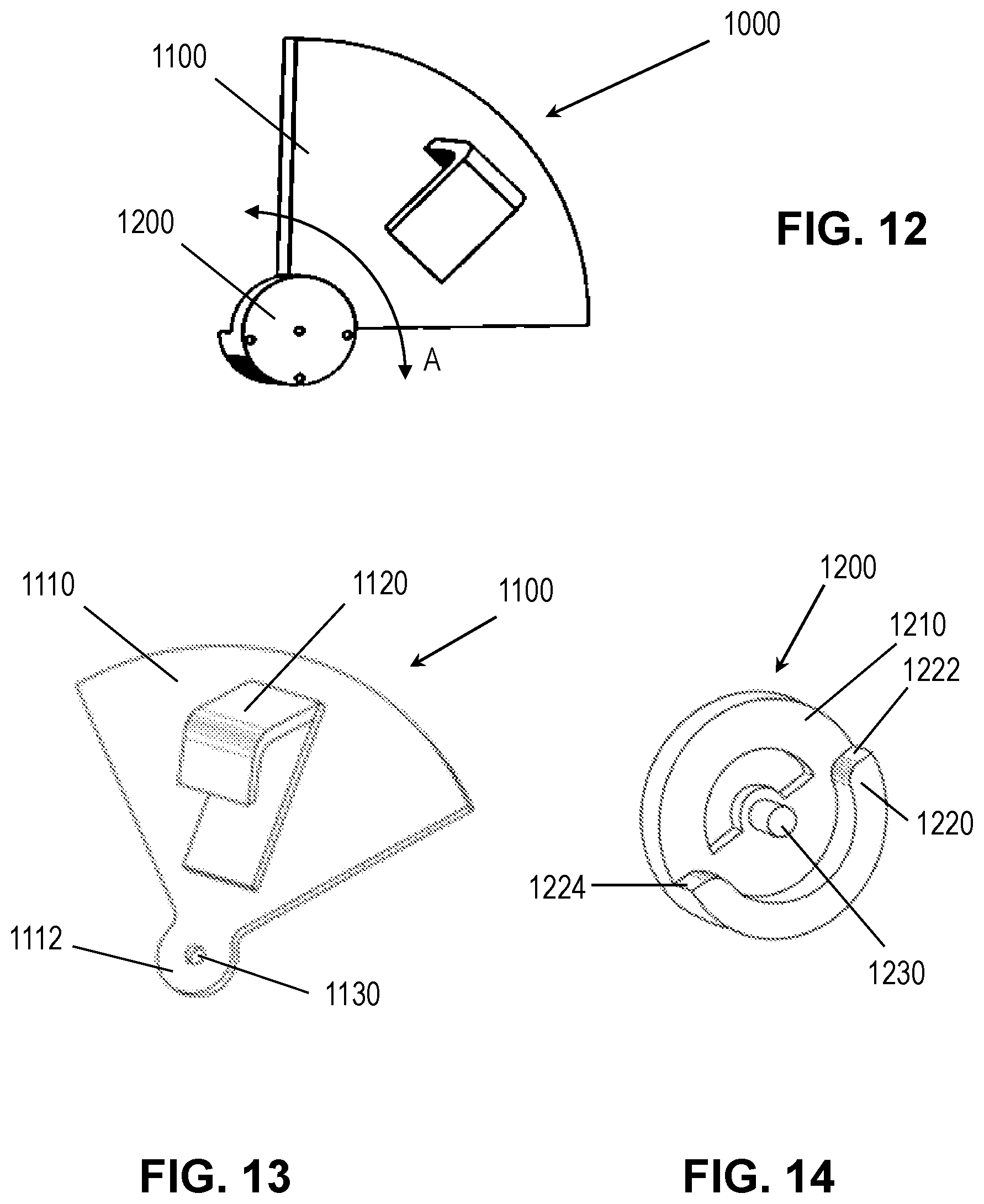Patent US12139943 Figure 6 – Hands free bathroom stall latch