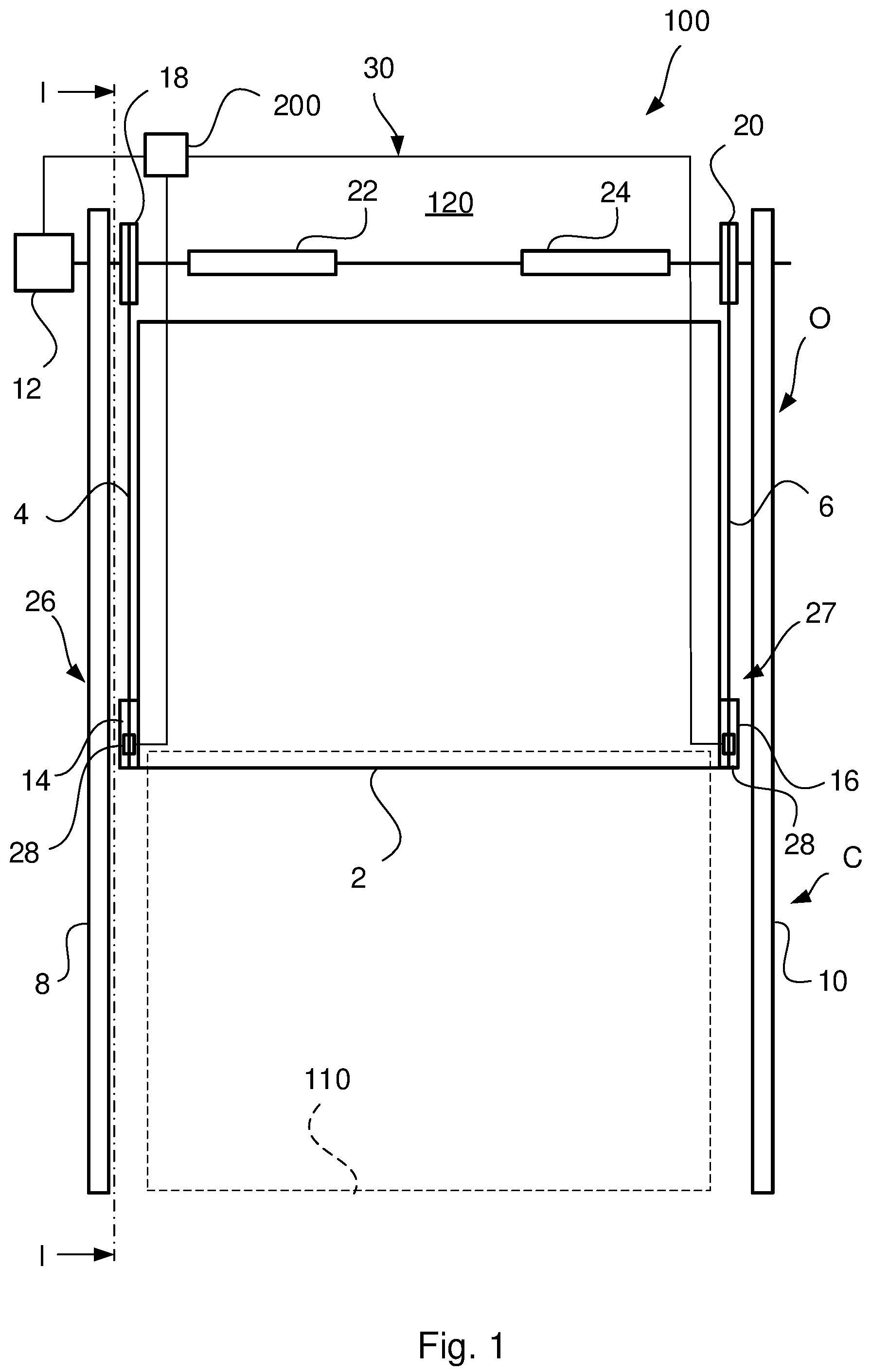 Patent US12139944 Figure 1 – Corner bracket