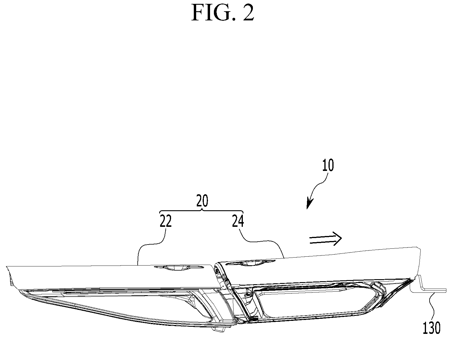 Patent US12139947 Figure 2 – Door connection structure