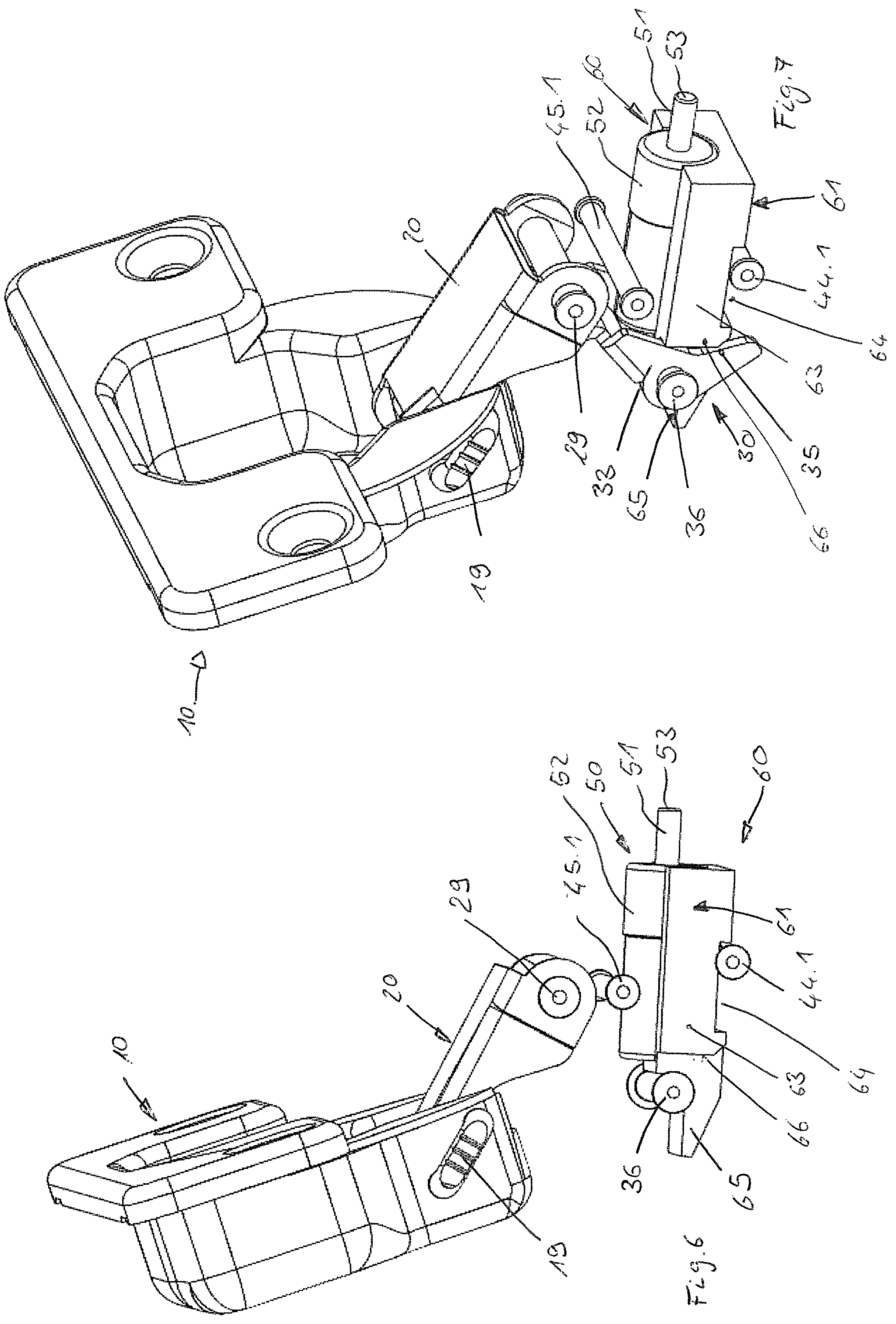 Patent US12139948 Figure 4 – Hinge