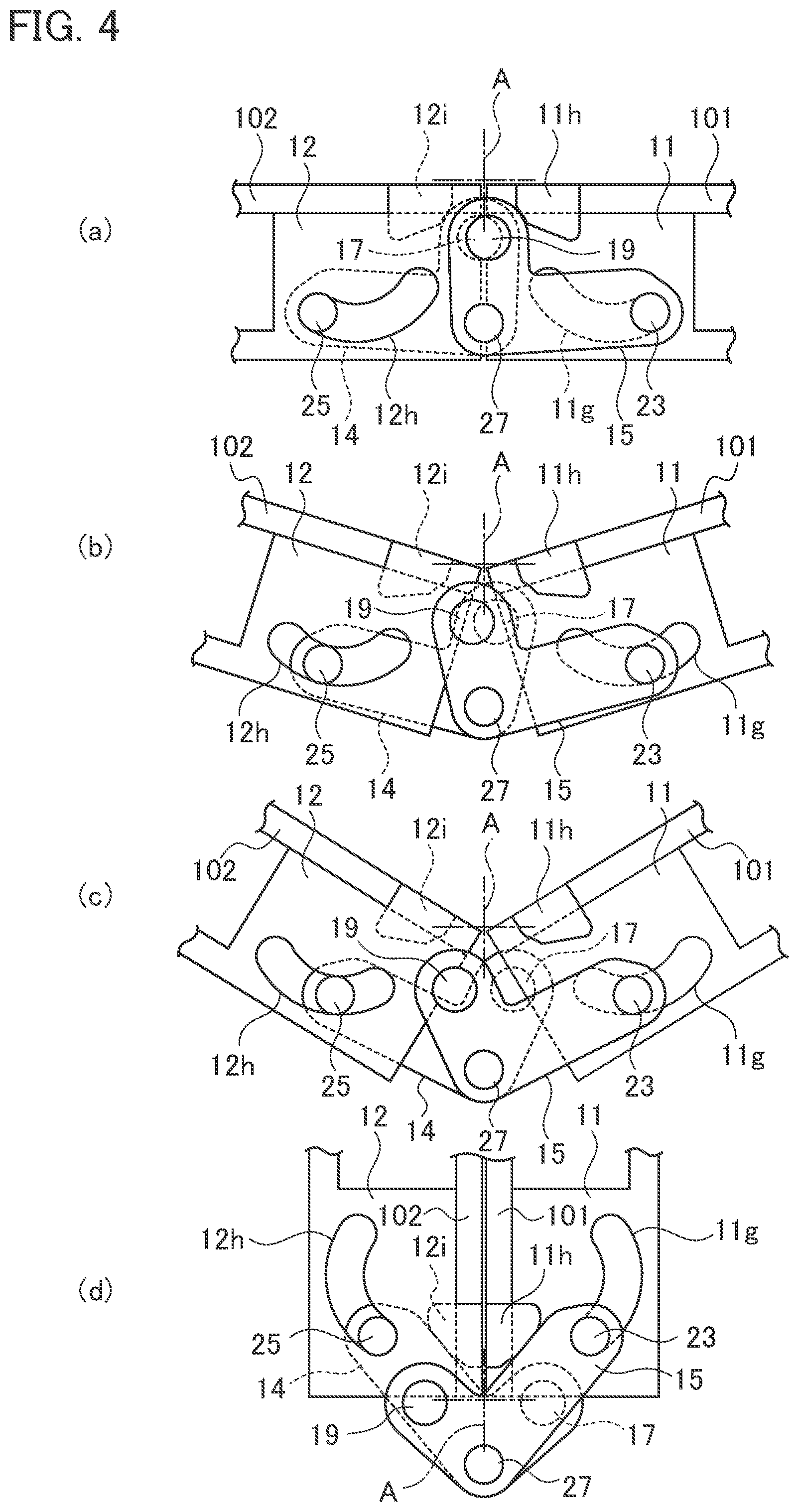 Patent US12139949 Figure 4 – Hinge