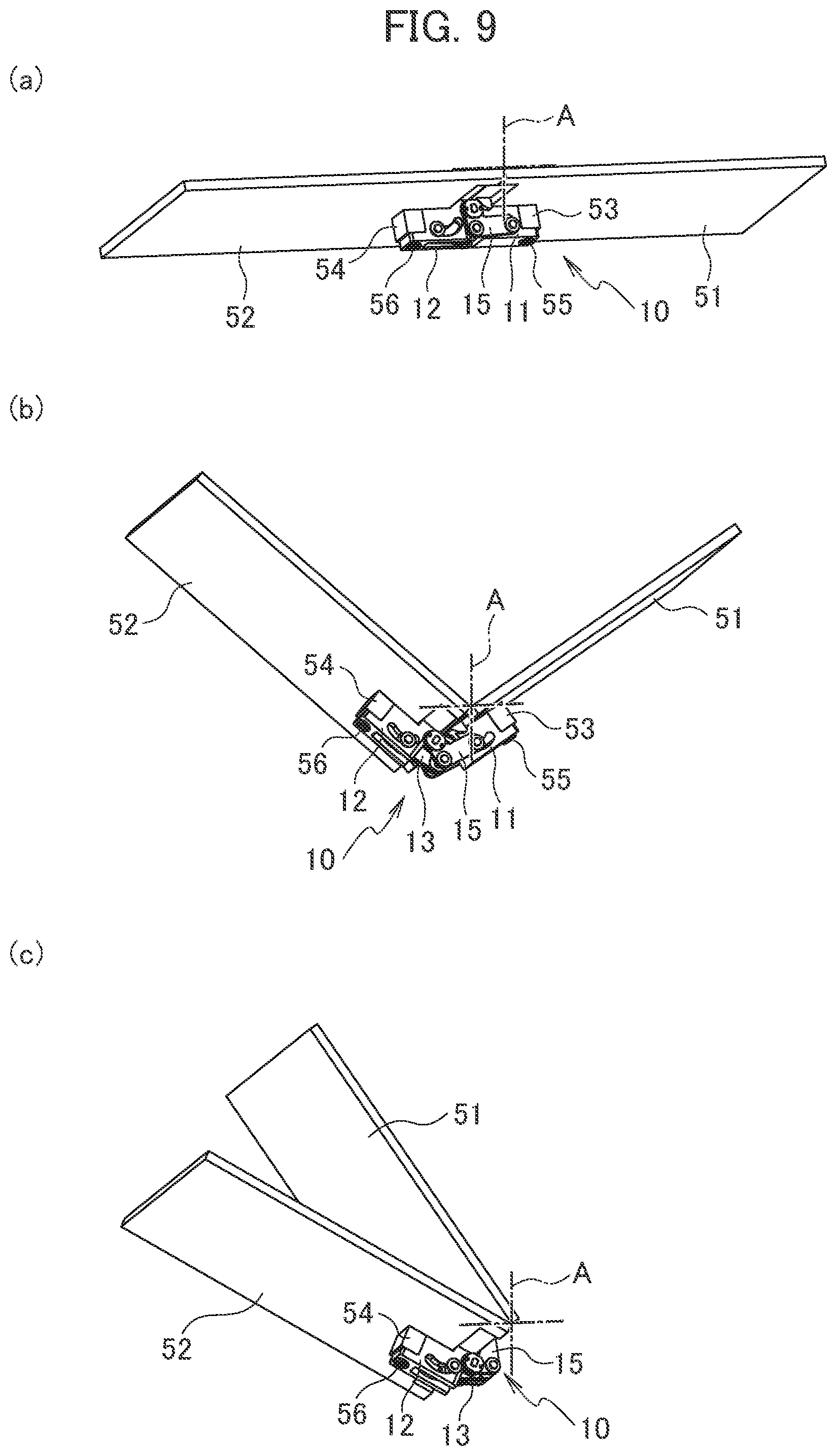 Patent US12139949 Figure 9 – Hinge