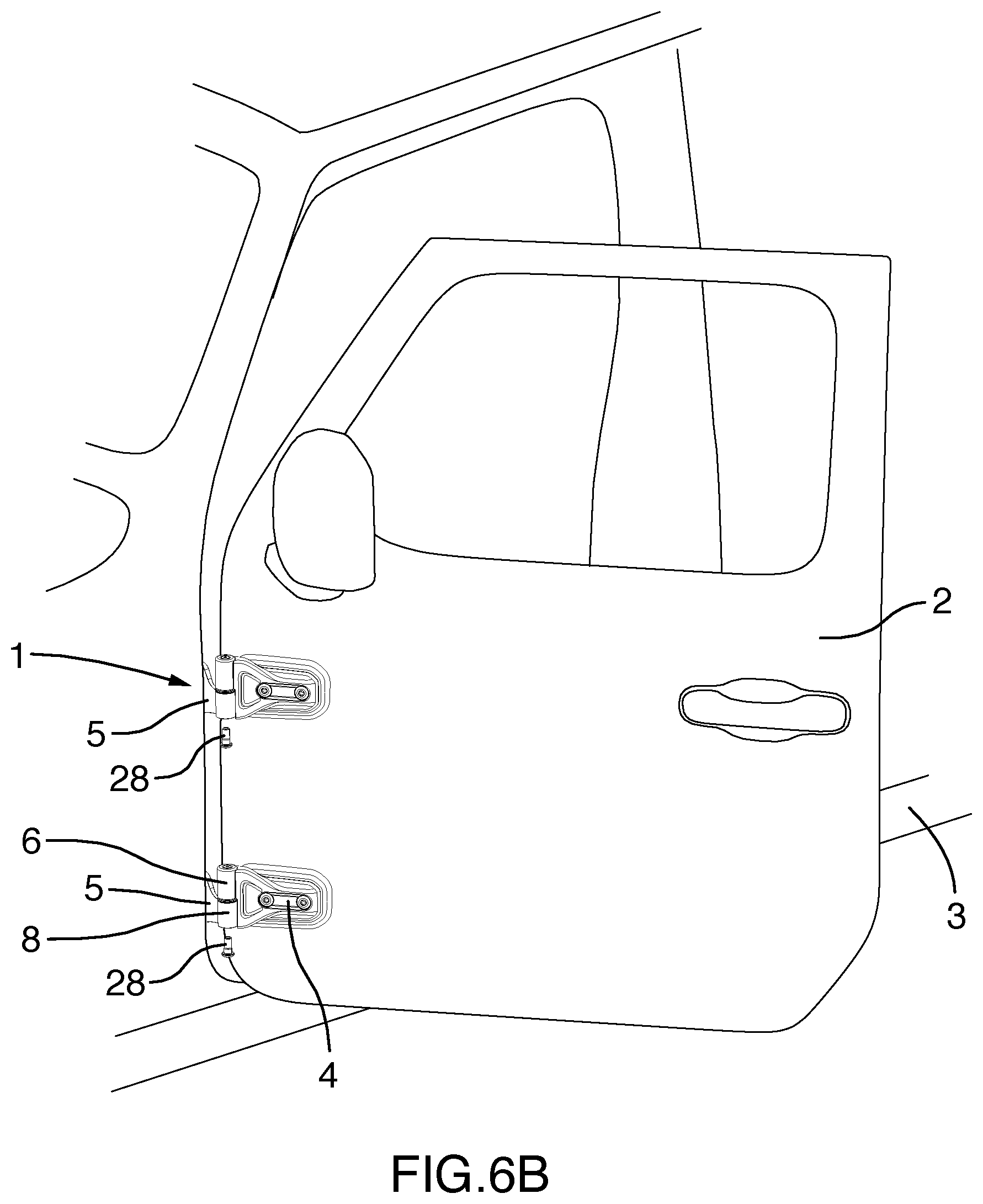 Patent US12139951 Figure 13 – Automotive door hinge with door close assist