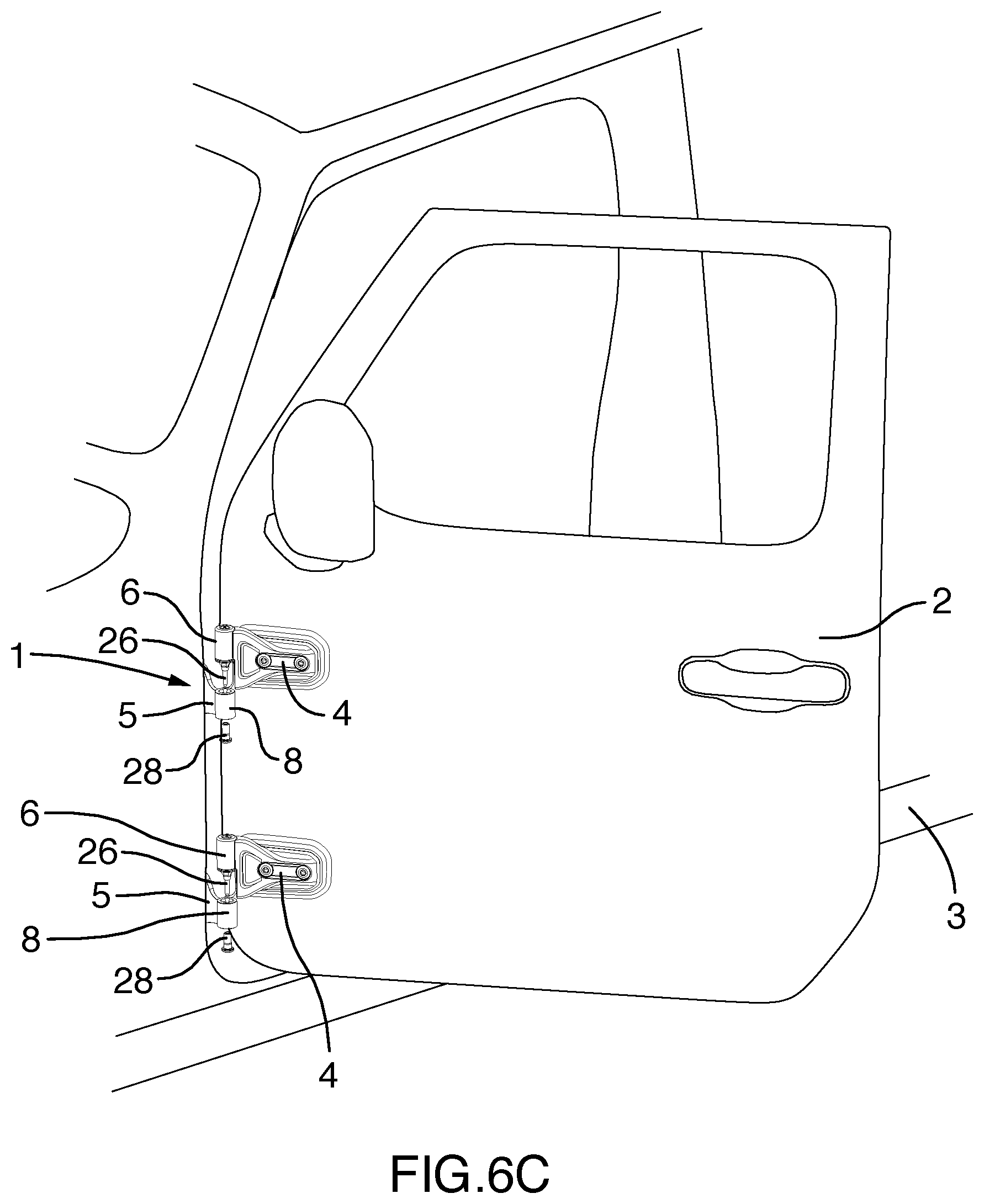 Patent US12139951 Figure 14 – Automotive door hinge with door close assist