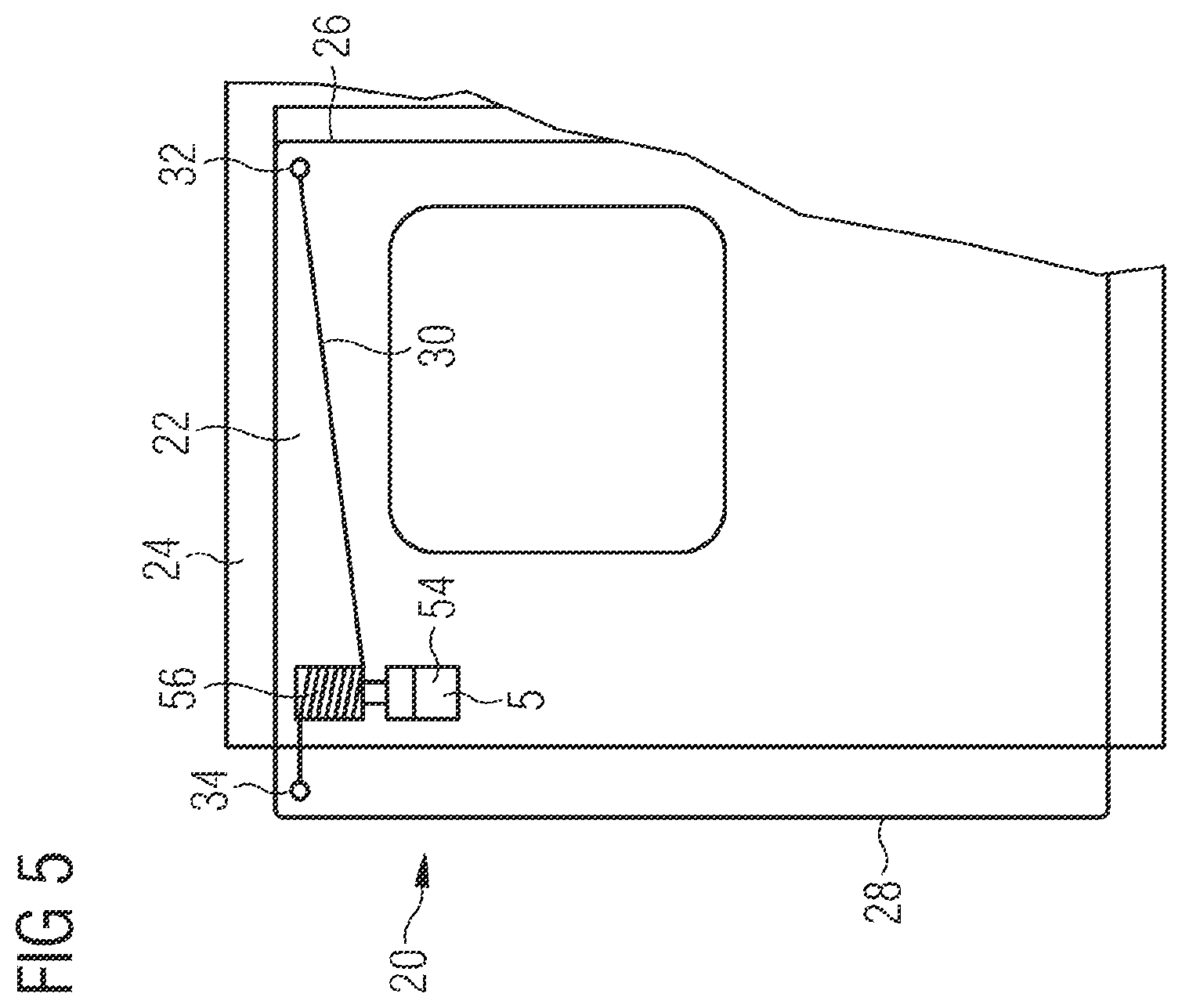 Patent US12139955 Figure 3 – Door drive for vehicle sliding door system