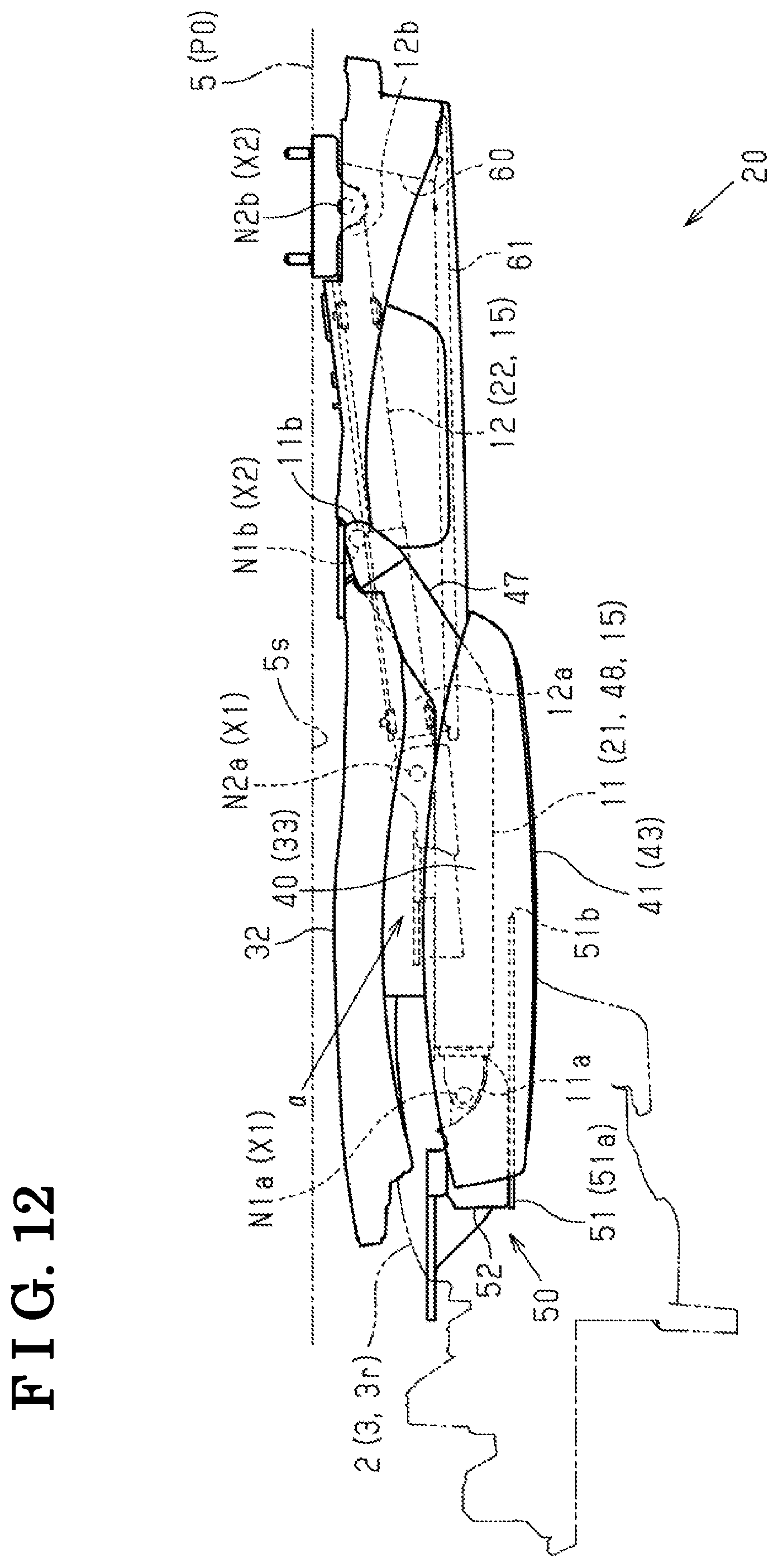 Patent US12139956 Figure 10 – Vehicular door device