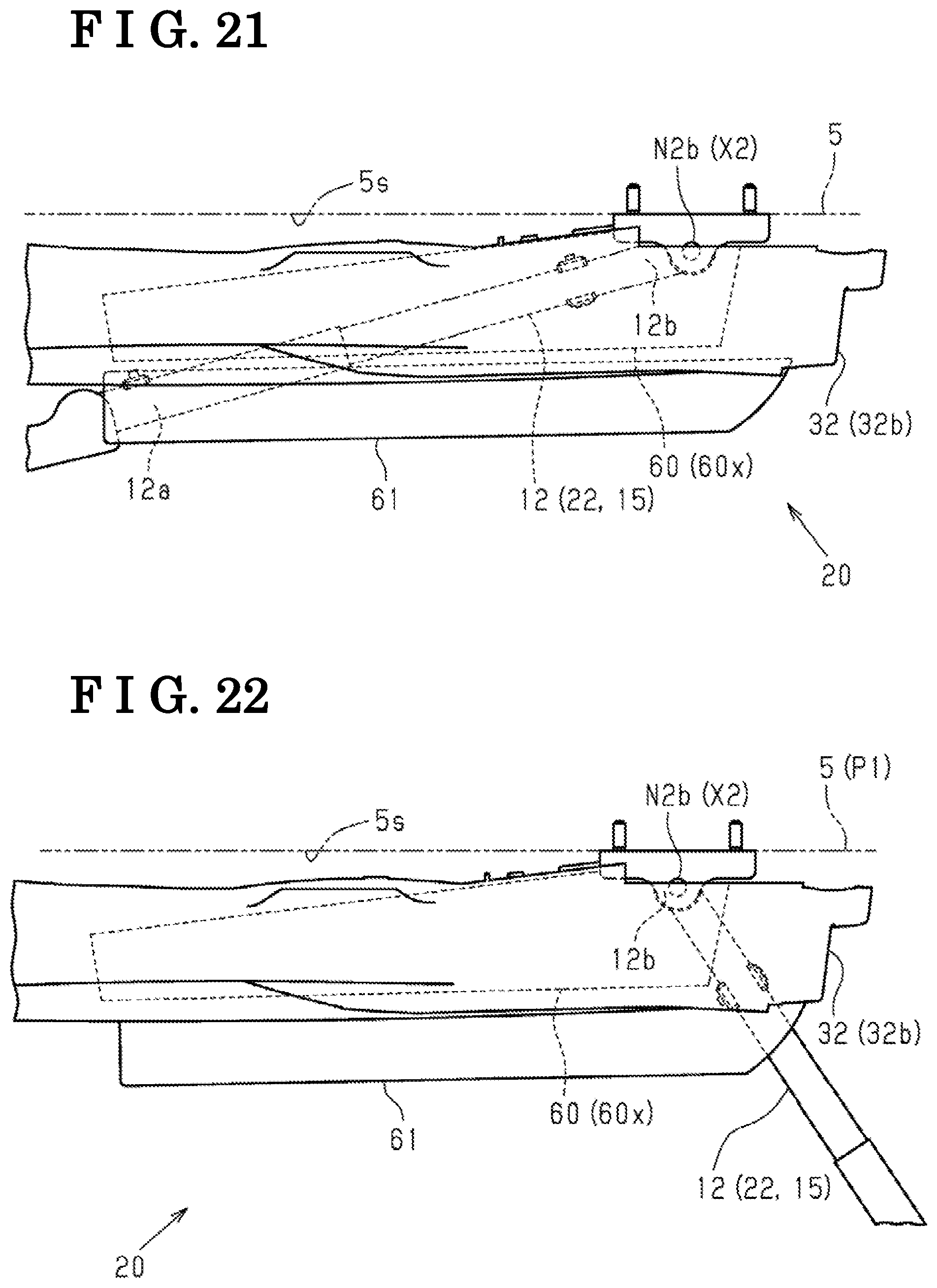 Patent US12139956 Figure 15 – Vehicular door device