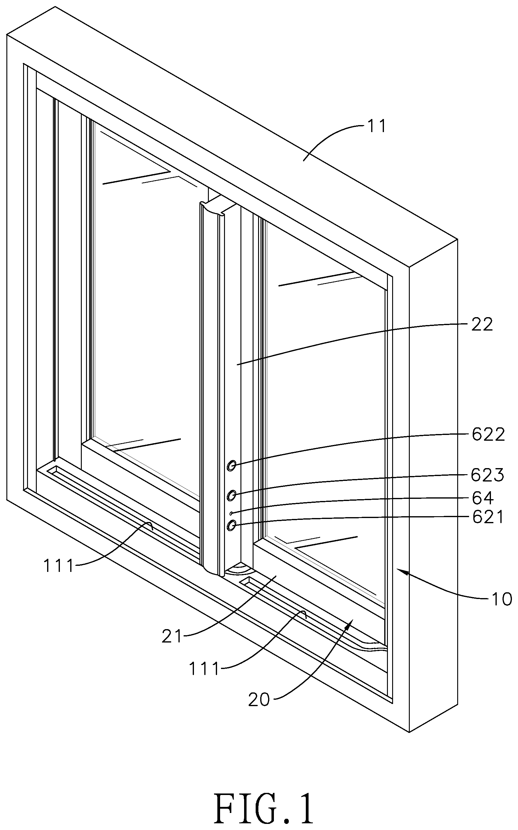 Patent US12139960 Figure 1 – Intelligent window allowing ventilation