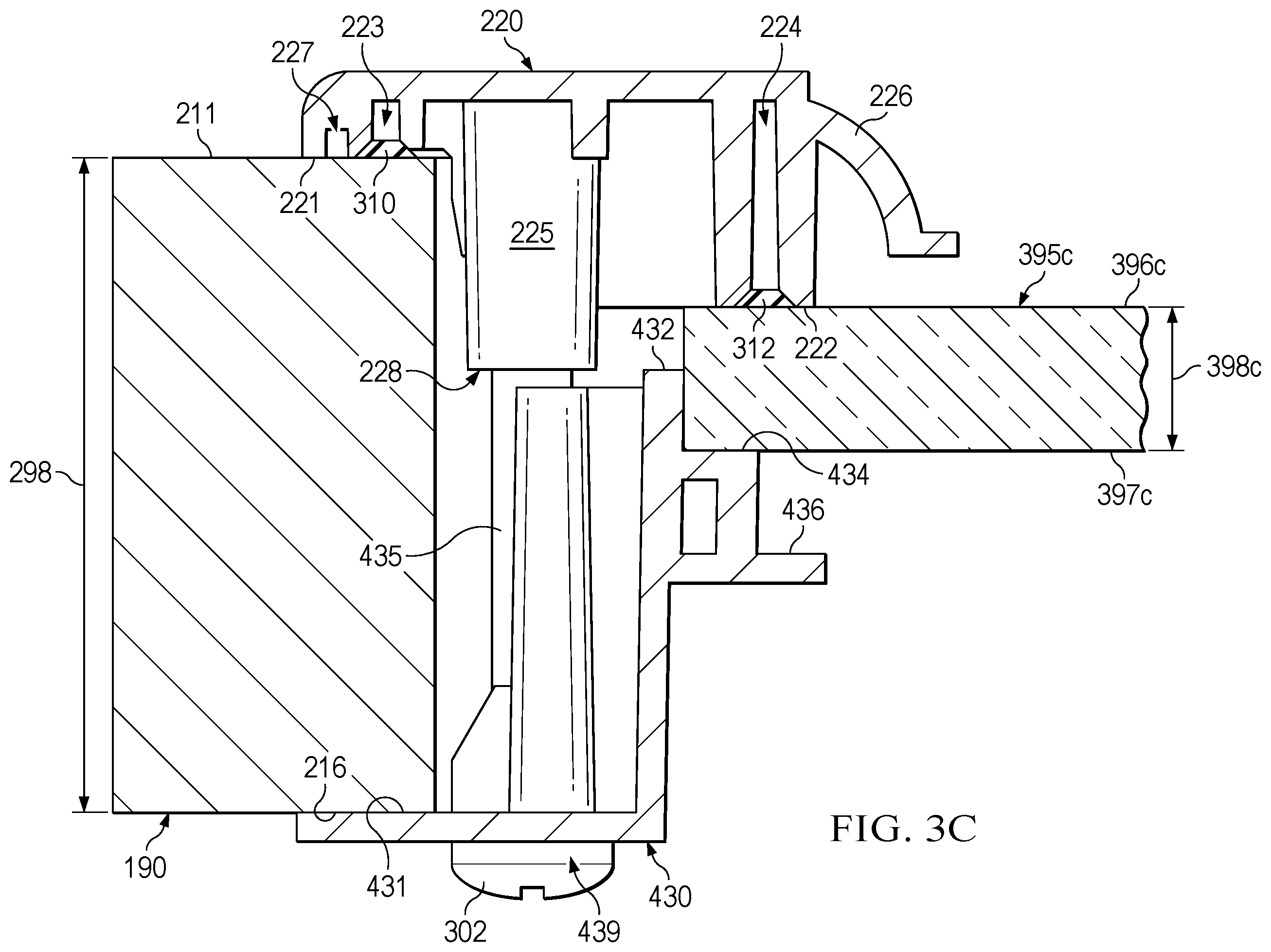 Patent US12139961 Figure 6 – Frame assembly securing panels of differing thicknesses