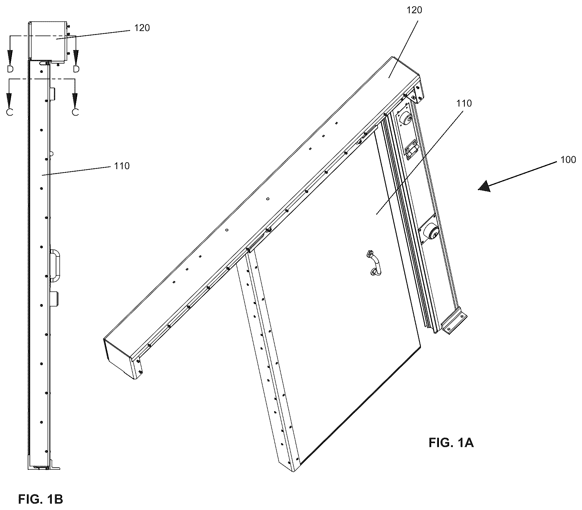 Patent US12139964 Figure 1 – Sliding security door system