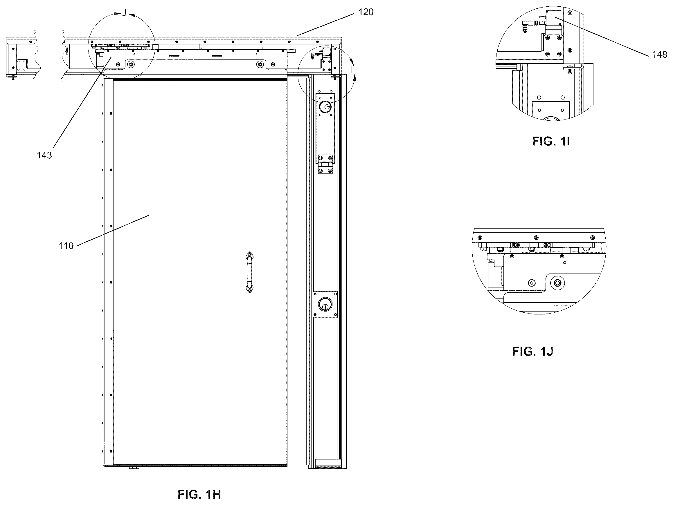 Patent US12139964 Figure 3 – Sliding security door system
