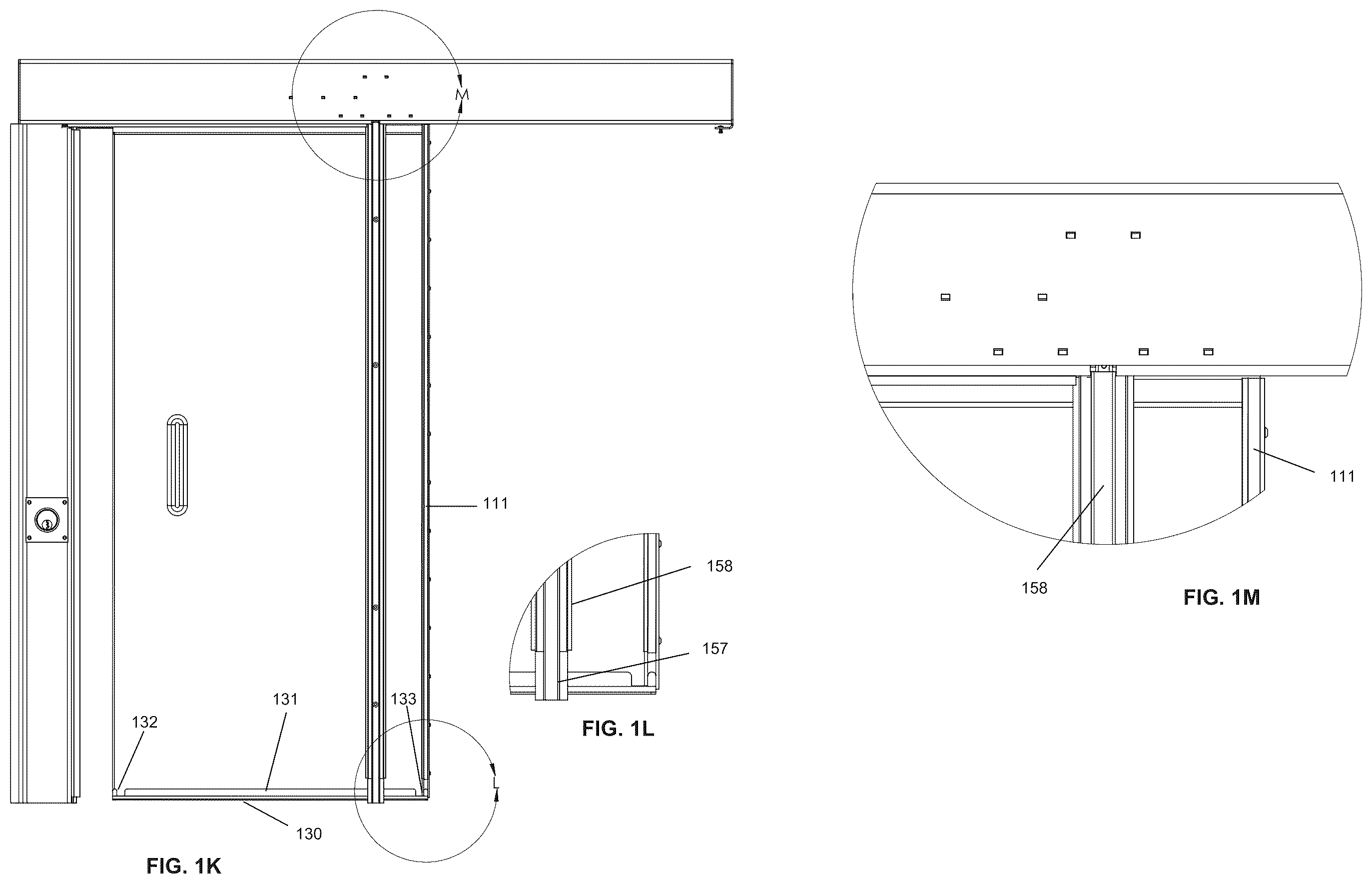 Patent US12139964 Figure 4 – Sliding security door system