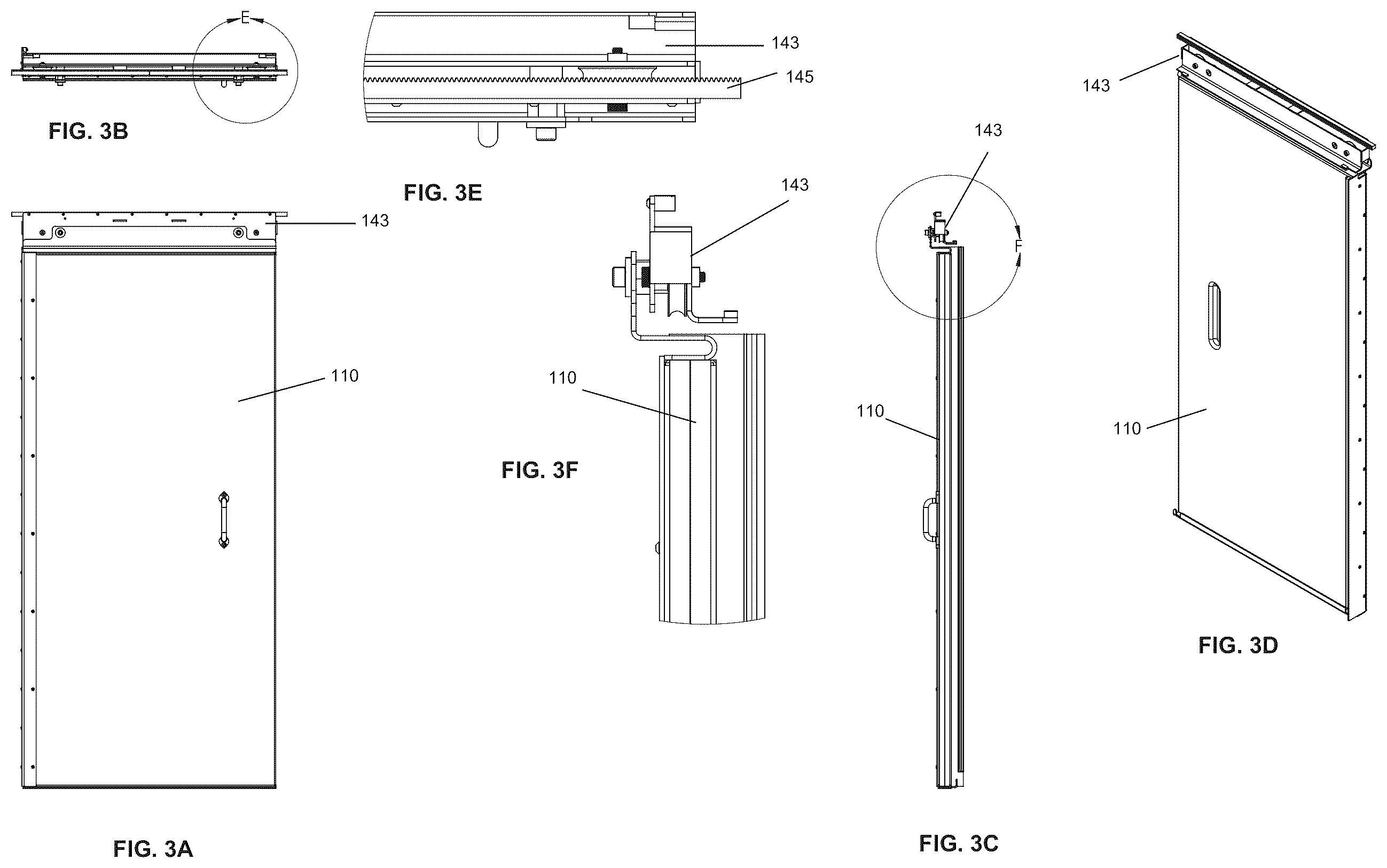 Patent US12139964 Figure 6 – Sliding security door system
