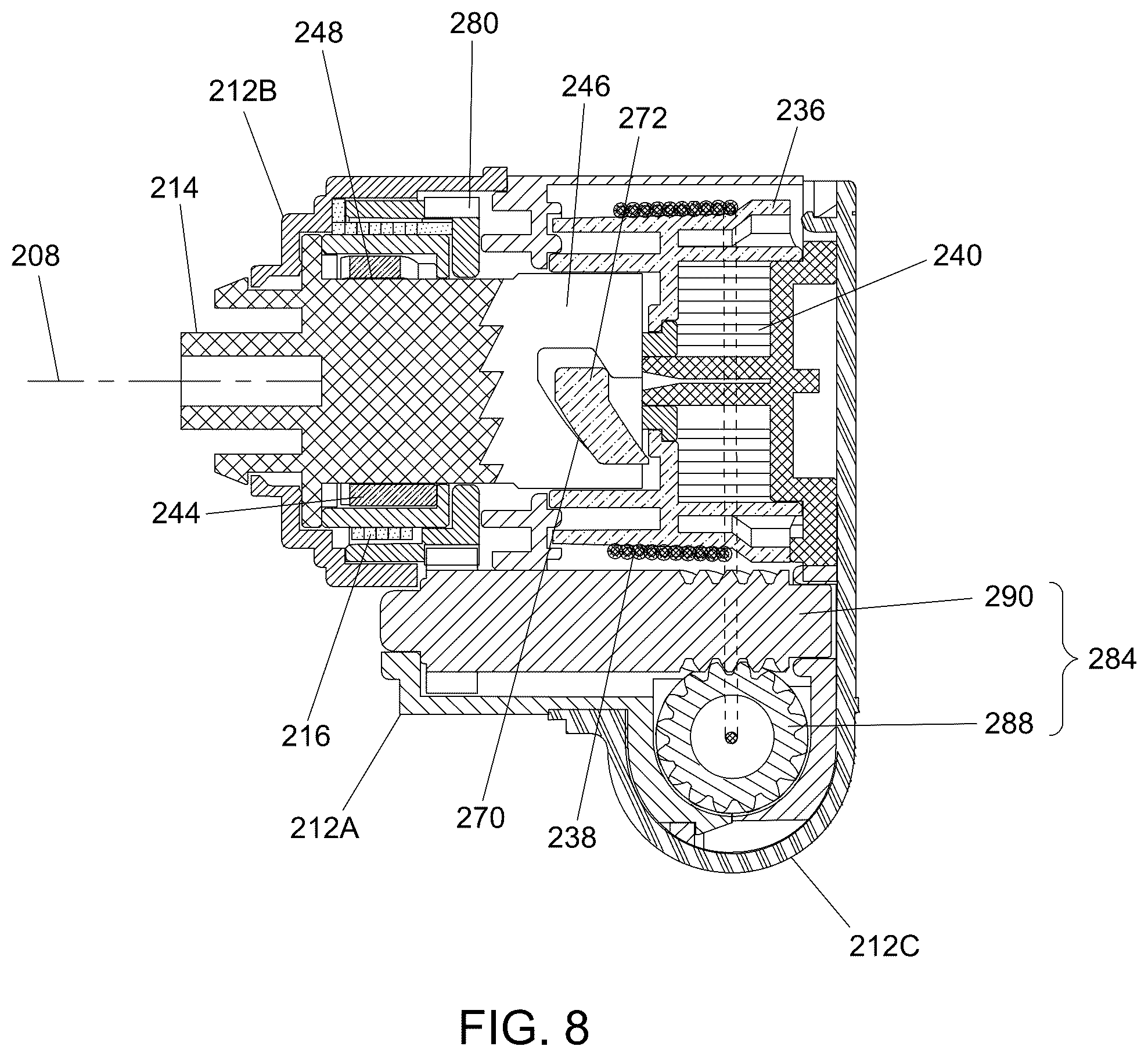 Patent US12139966 Figure 8 – Window shade and actuating system thereof