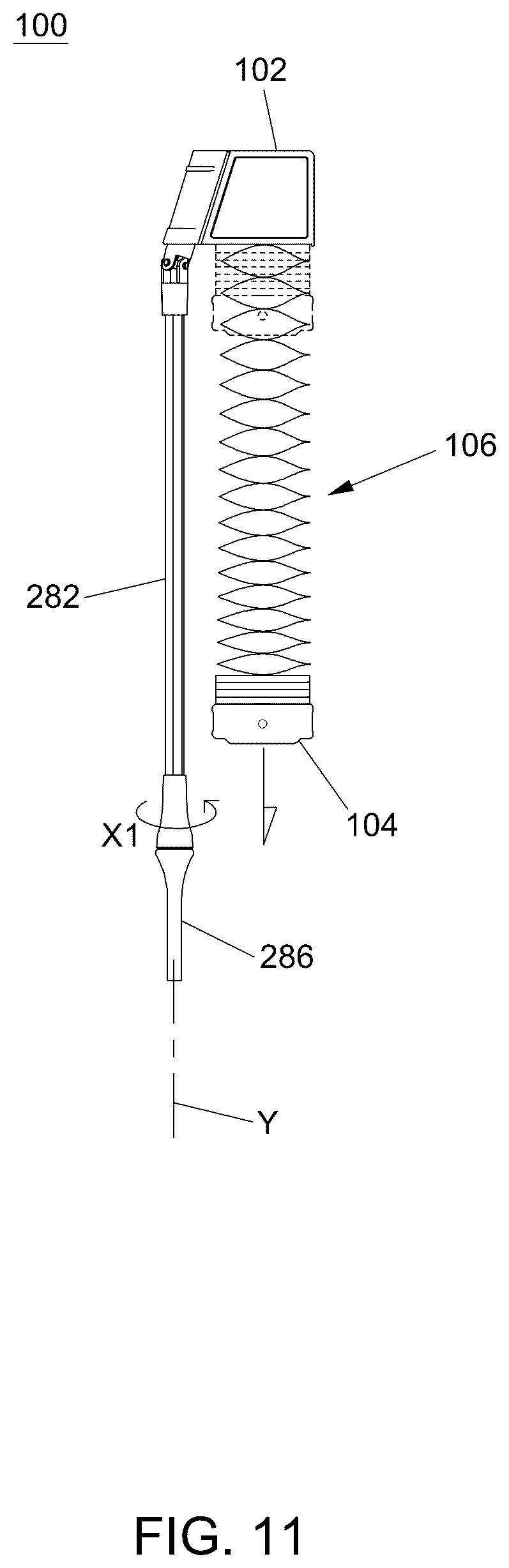 Patent US12139966 Figure 11 – Window shade and actuating system thereof