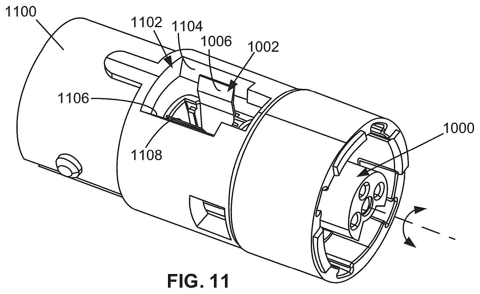 Patent US12139967 Figure 10 – Motor assemblies for architectural coverings