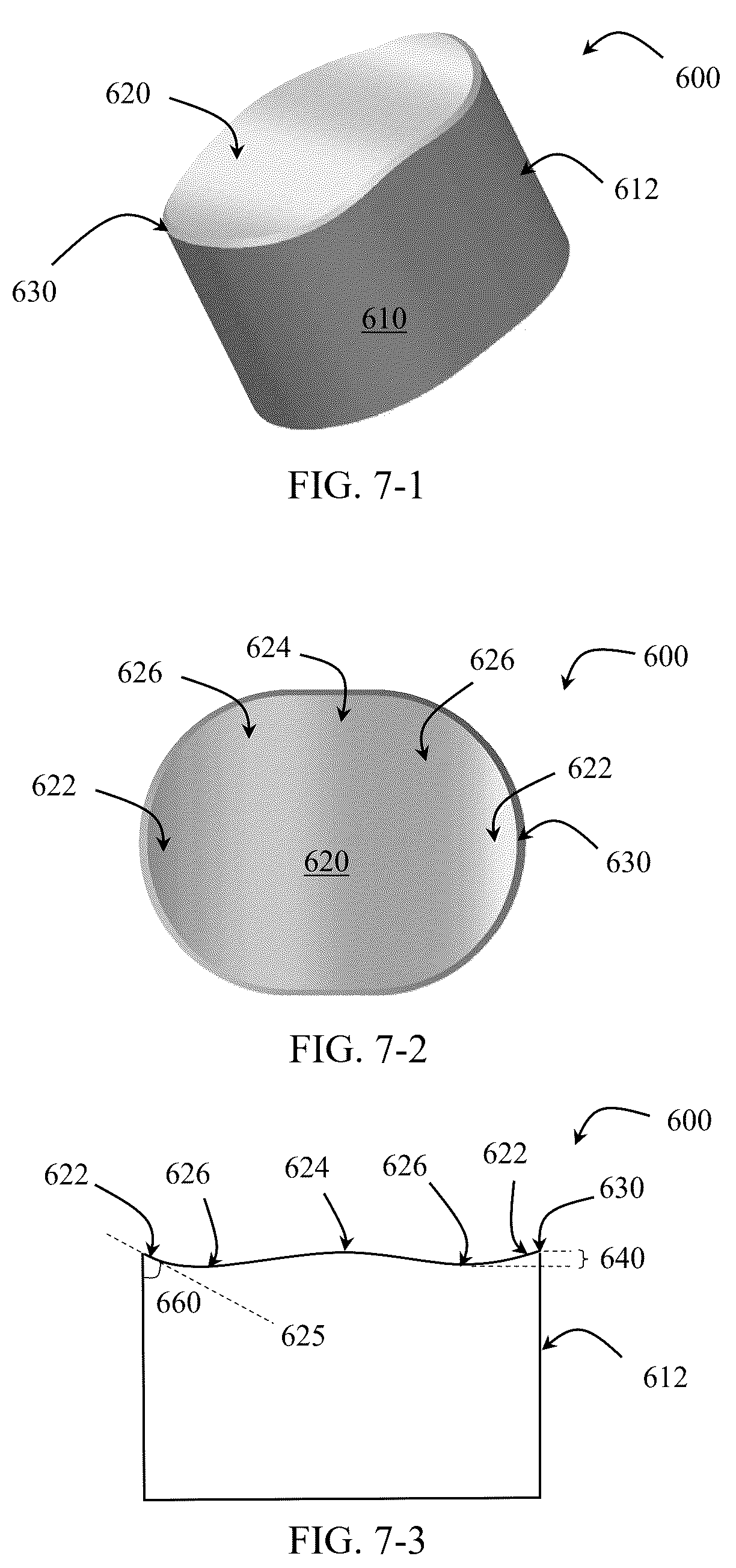 Patent US12139969 Figure 4 – Cutting elements having non-planar surfaces and tools incorporating the same