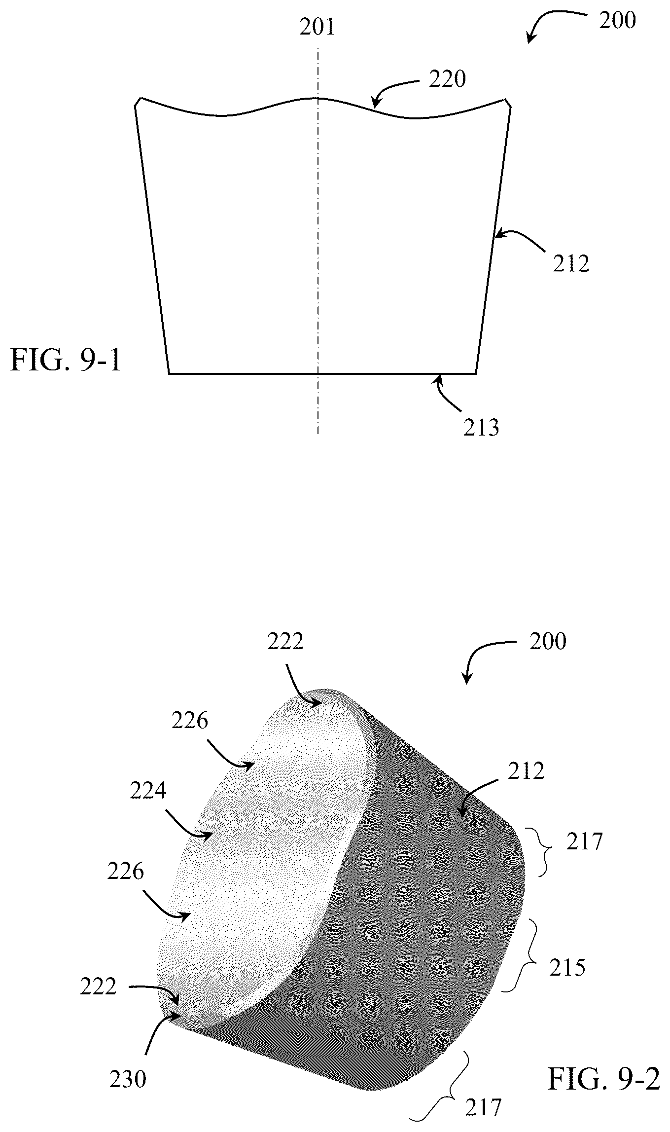 Patent US12139969 Figure 6 – Cutting elements having non-planar surfaces and tools incorporating the same