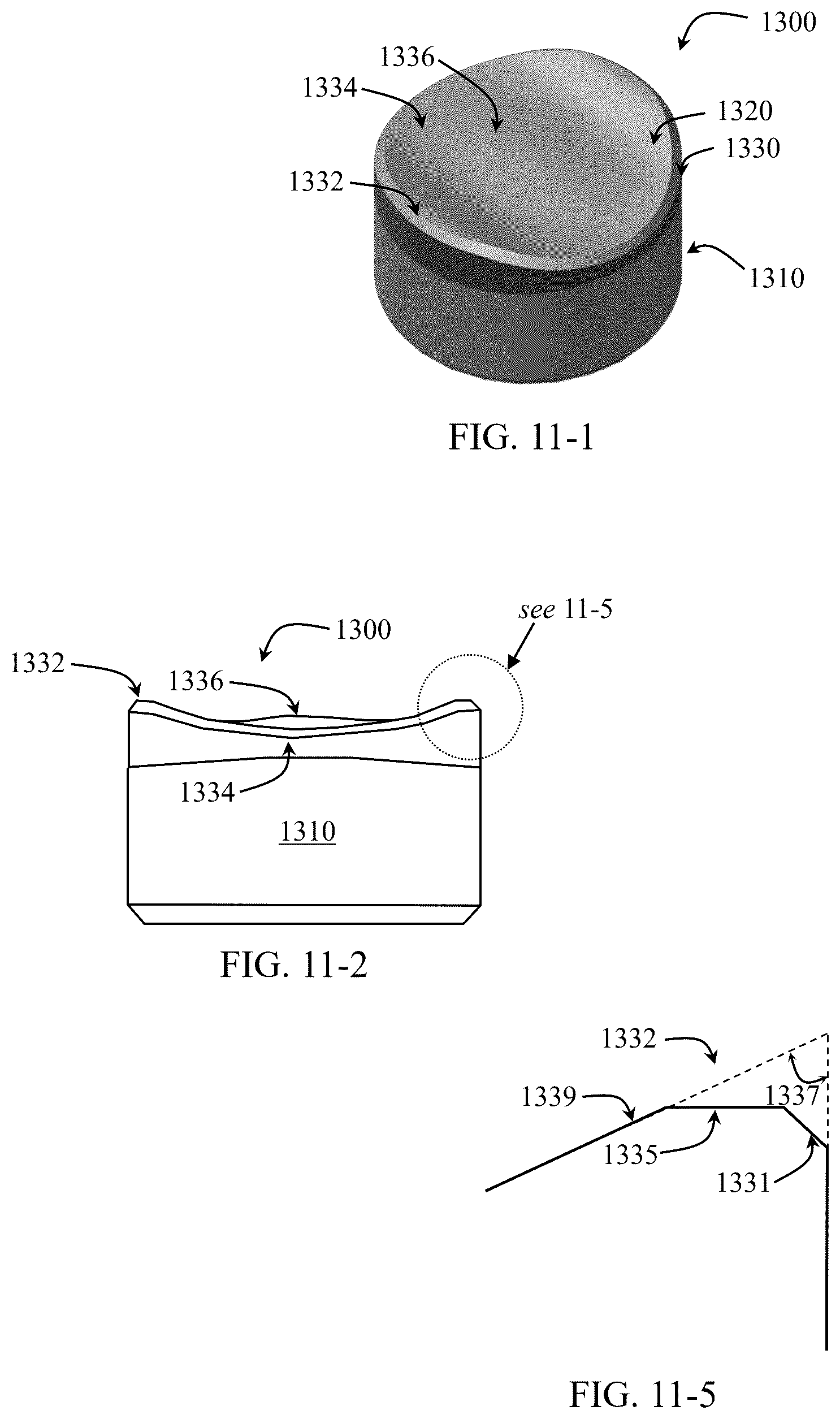Patent US12139969 Figure 9 – Cutting elements having non-planar surfaces and tools incorporating the same