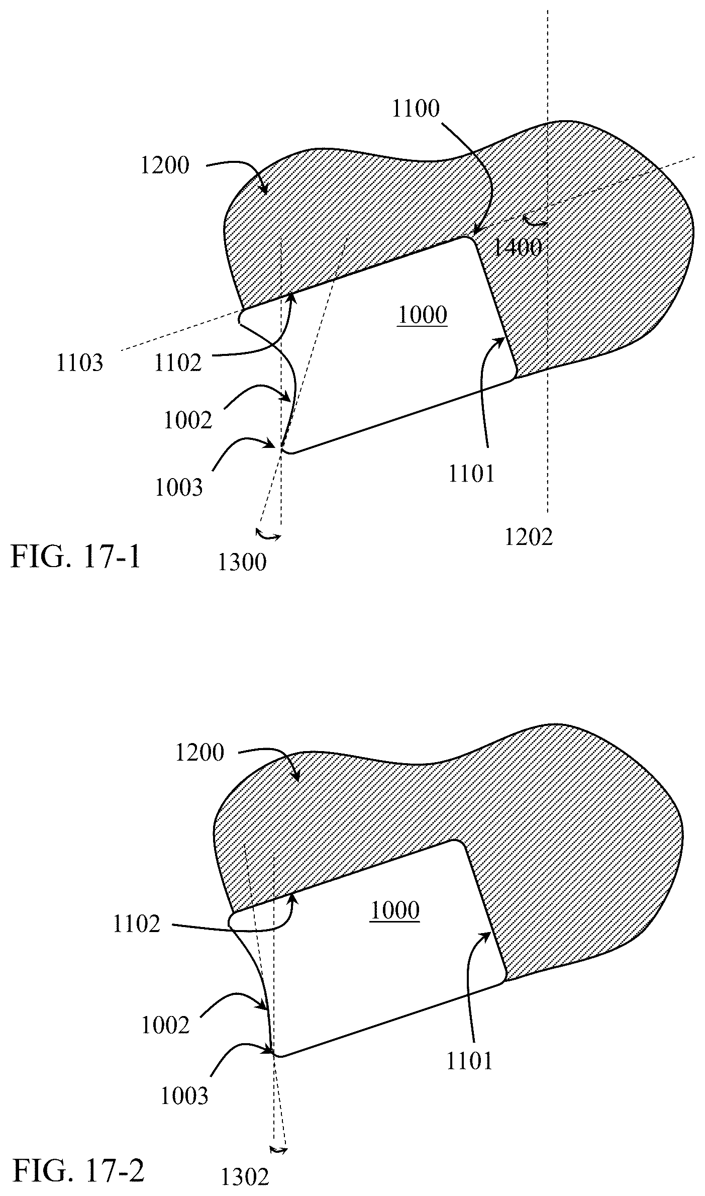 Patent US12139969 Figure 14 – Cutting elements having non-planar surfaces and tools incorporating the same