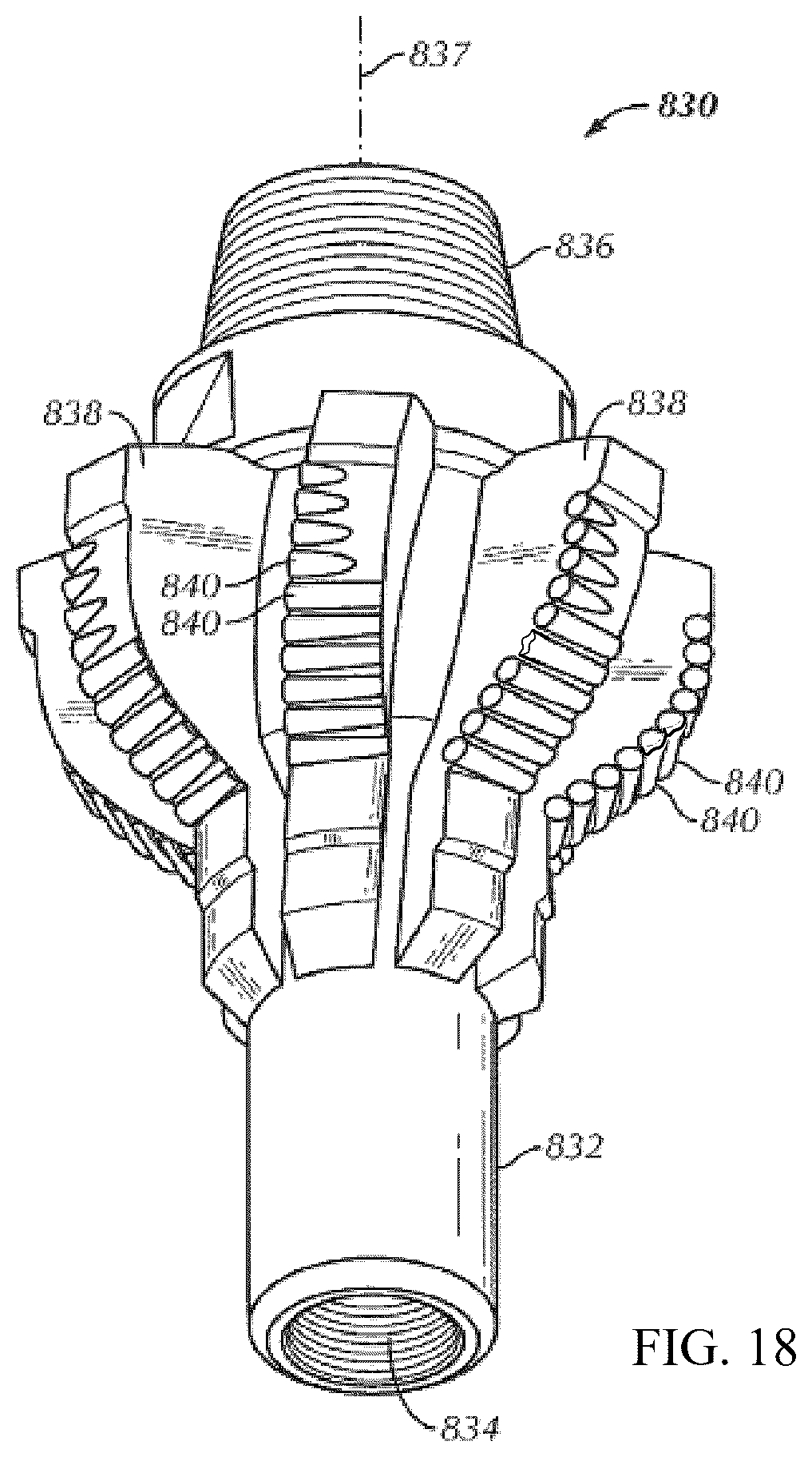 Patent US12139969 Figure 15 – Cutting elements having non-planar surfaces and tools incorporating the same