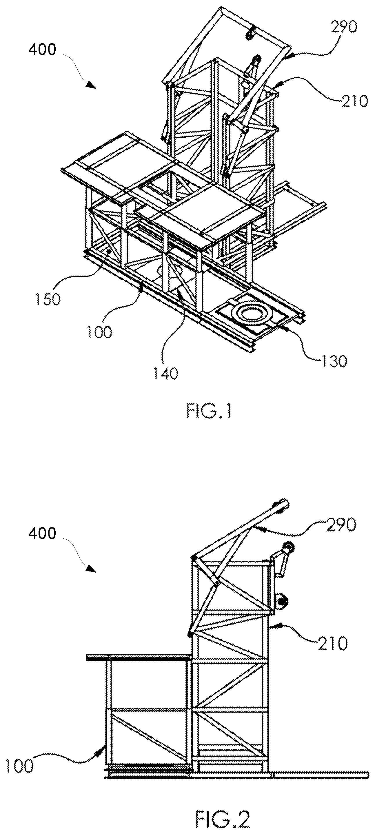Patent US12139970 — Module-based system for plug and abandonment operation of wells on an offshore installation — Figure 1