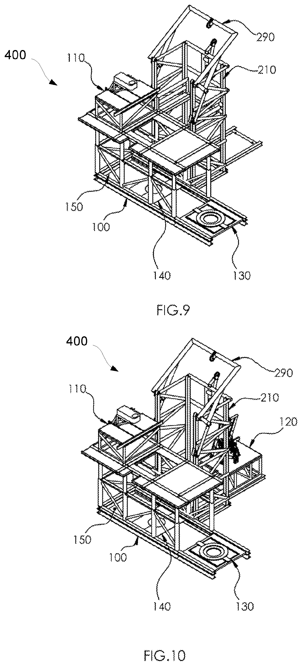 Patent US12139970 Figure 5 – Module-based system for plug and abandonment operation of wells on an offshore installation