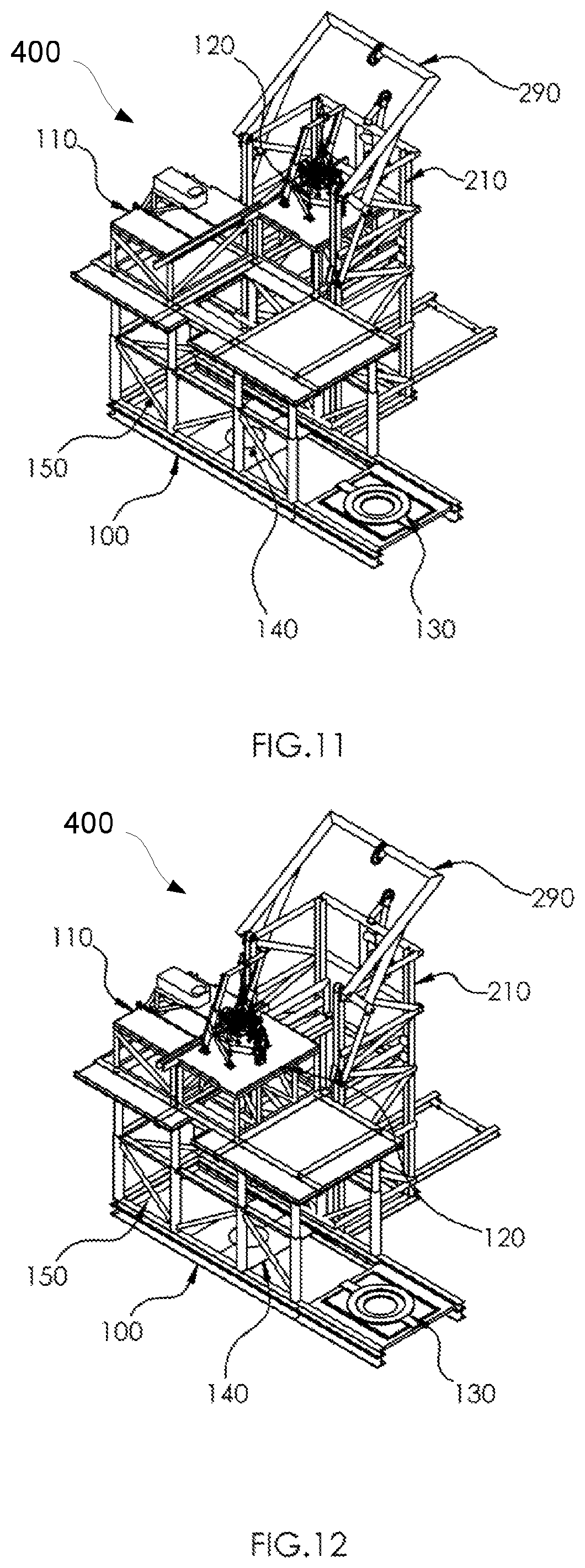 Patent US12139970 Figure 6 – Module-based system for plug and abandonment operation of wells on an offshore installation
