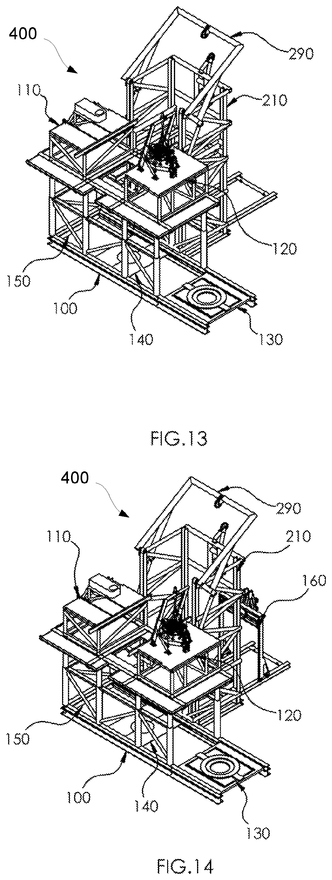 Patent US12139970 Figure 7 – Module-based system for plug and abandonment operation of wells on an offshore installation