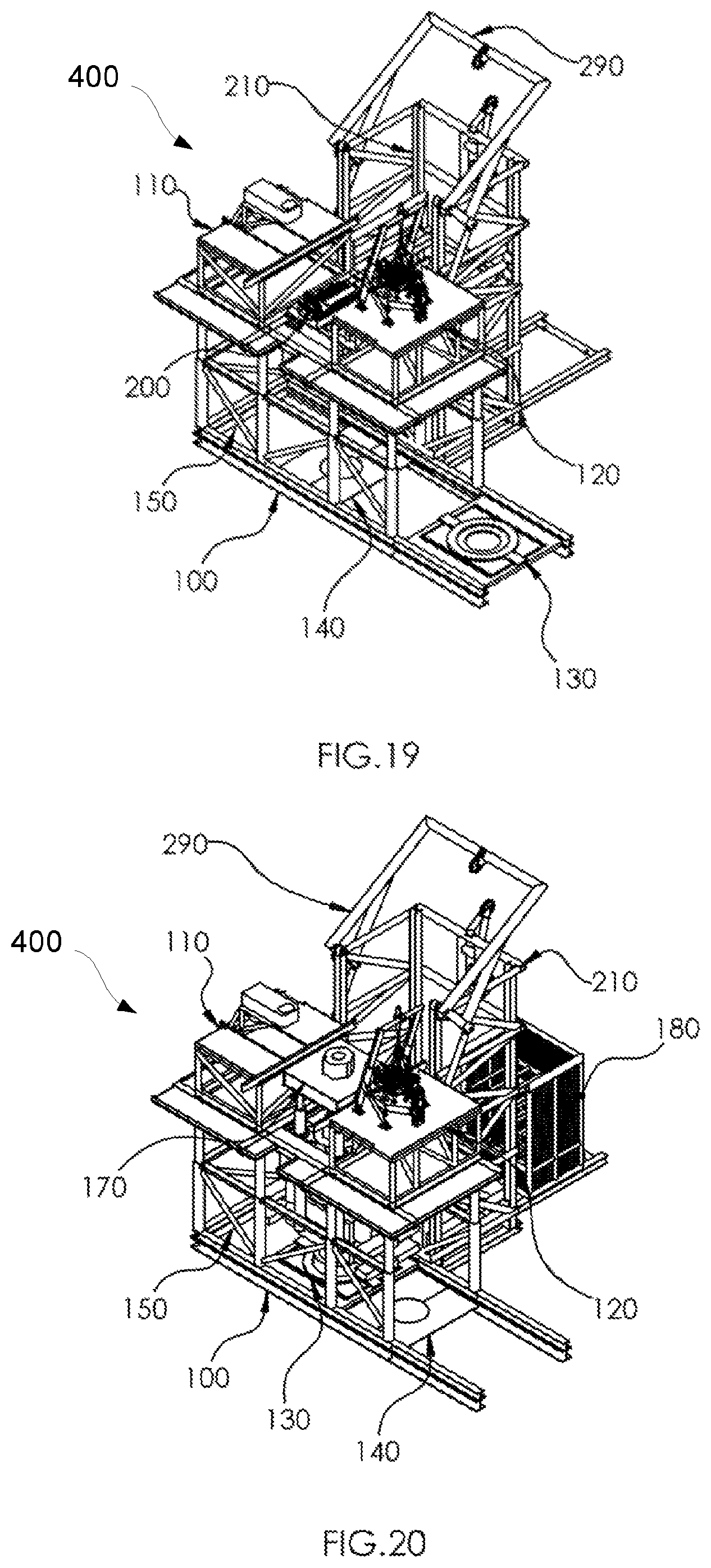 Patent US12139970 Figure 10 – Module-based system for plug and abandonment operation of wells on an offshore installation