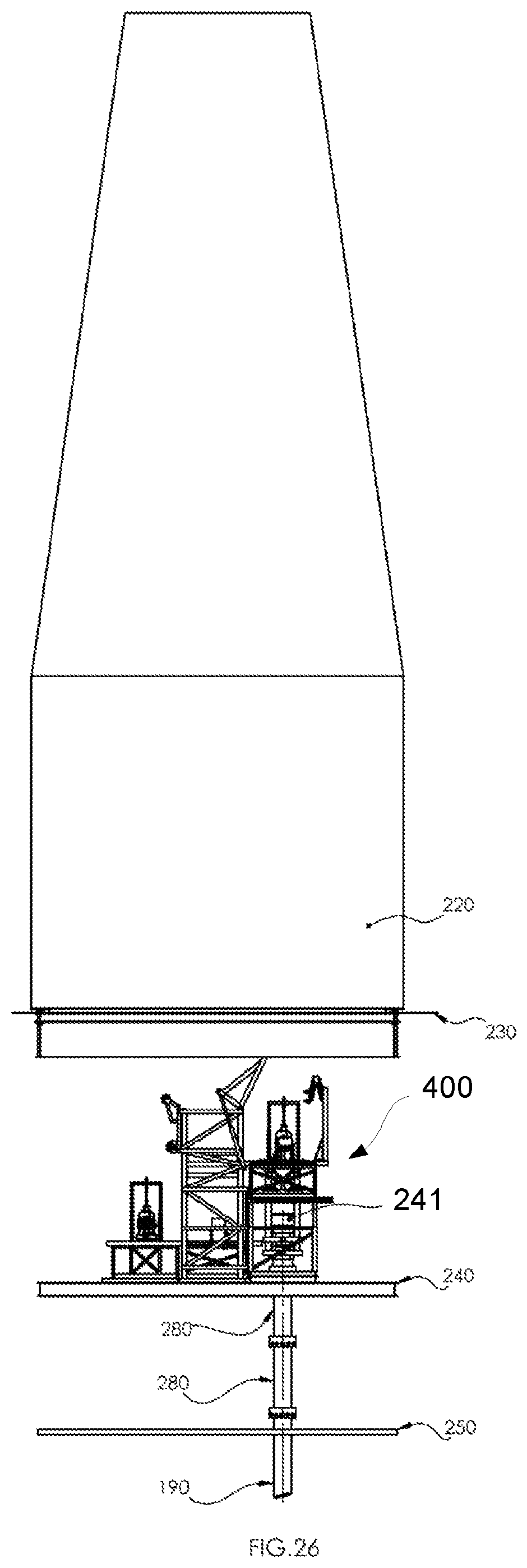 Patent US12139970 Figure 14 – Module-based system for plug and abandonment operation of wells on an offshore installation