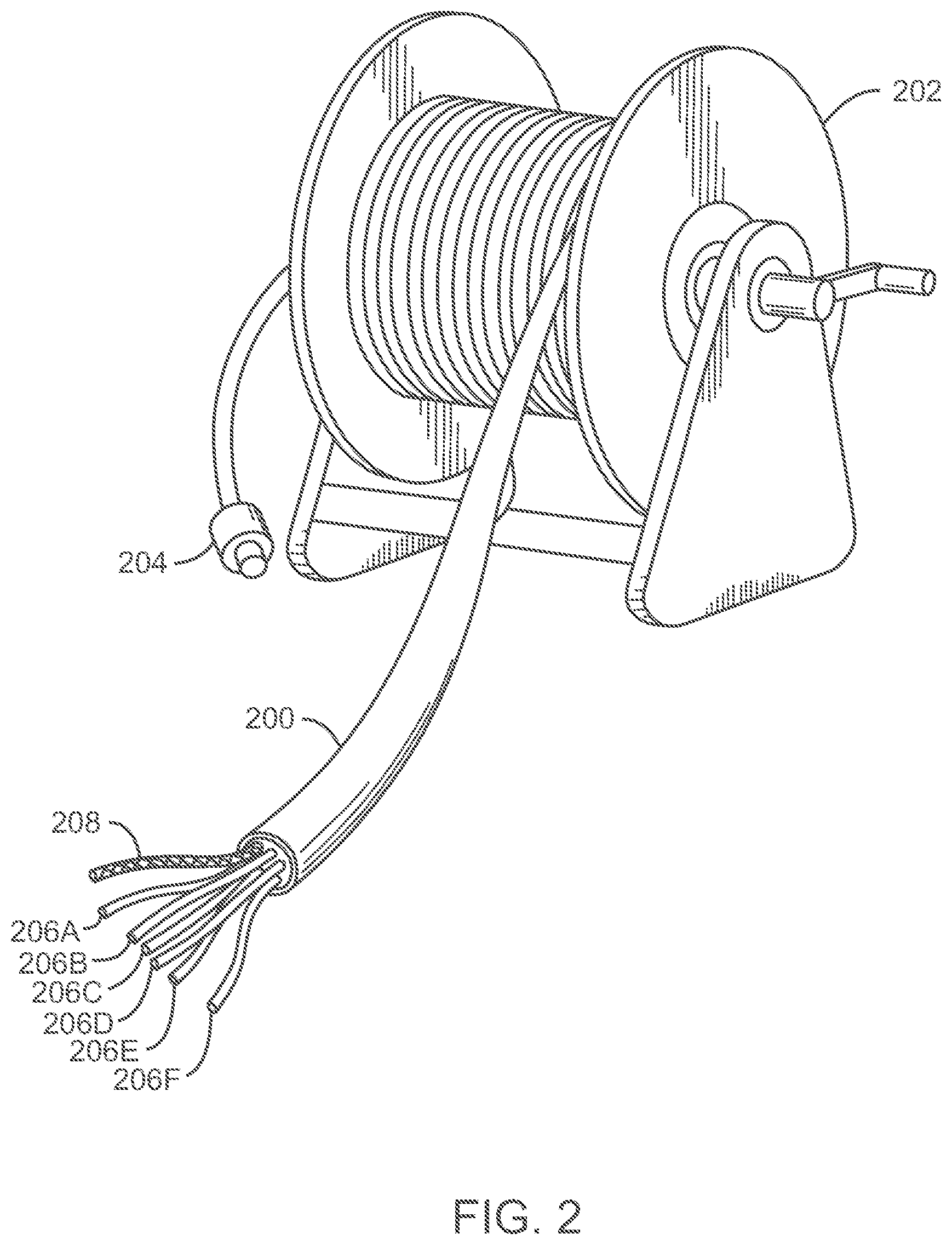 Patent US12139972 Figure 2 – Capacitive cable for a downhole electro-hydraulic tool