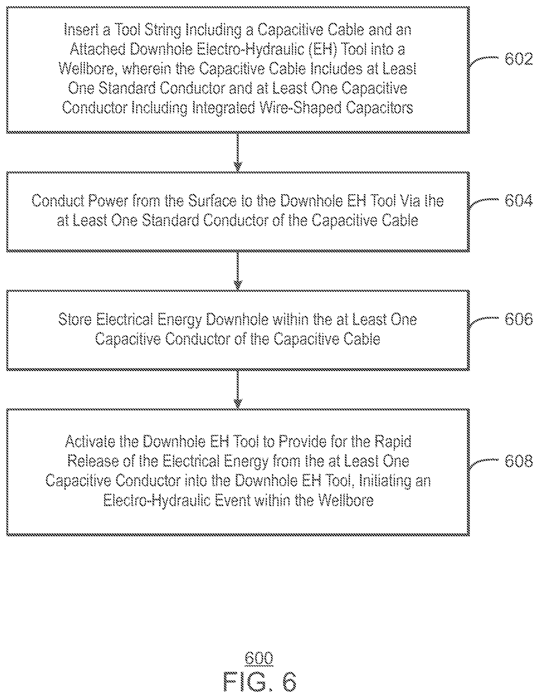 Patent US12139972 Figure 6 – Capacitive cable for a downhole electro-hydraulic tool