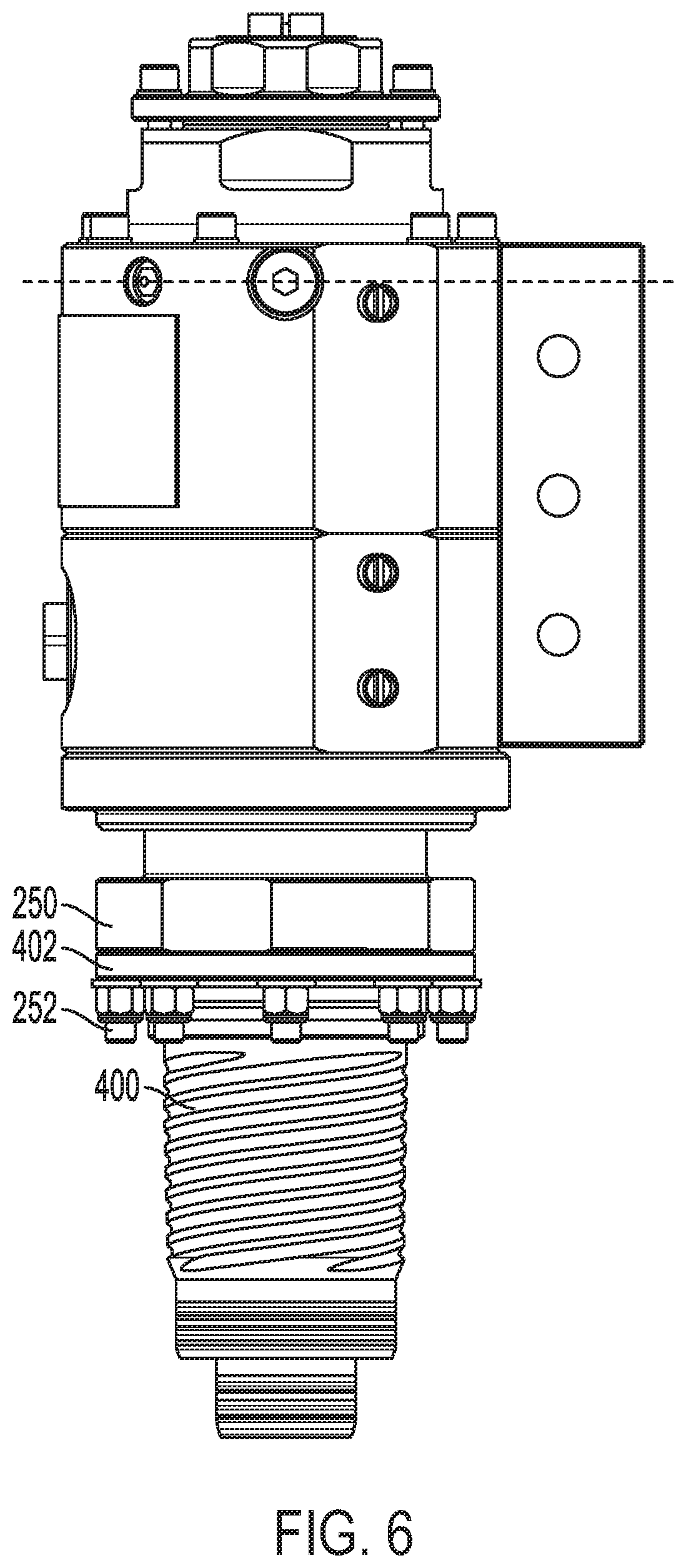 Patent US12139978 Figure 6 – High pressure injection flushing heads and systems including such flushing heads