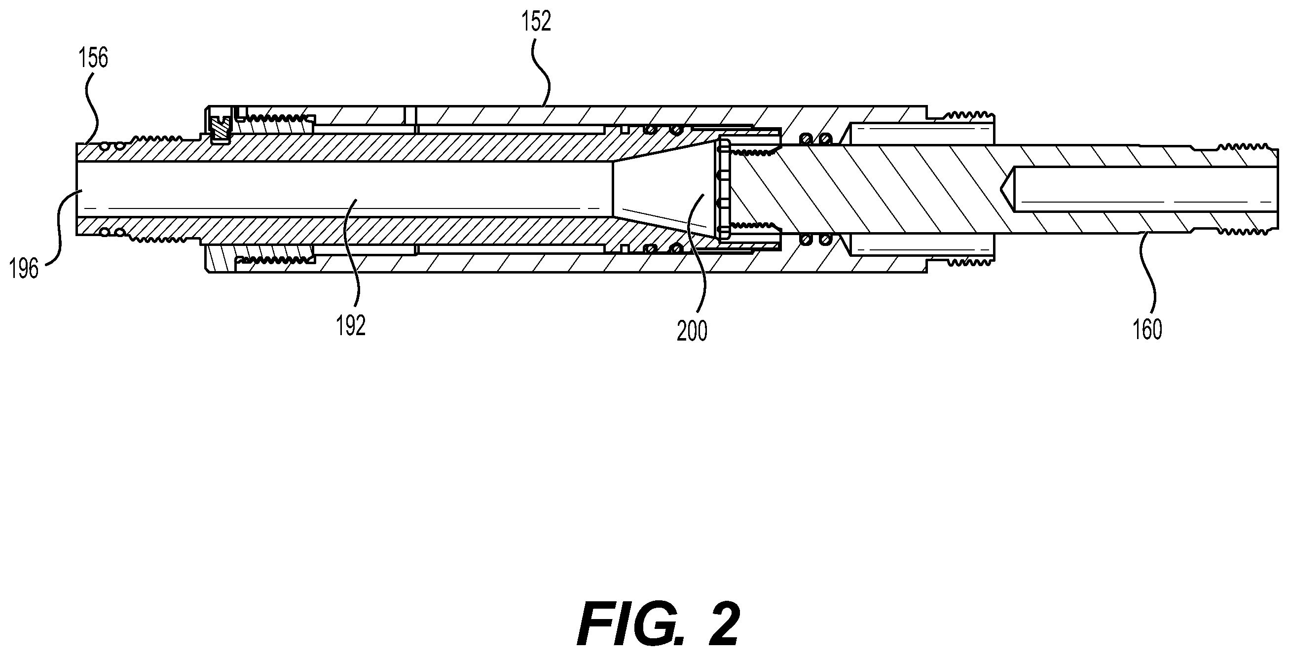 Patent US12139984 Figure 2 – Fixed-volume setting tool
