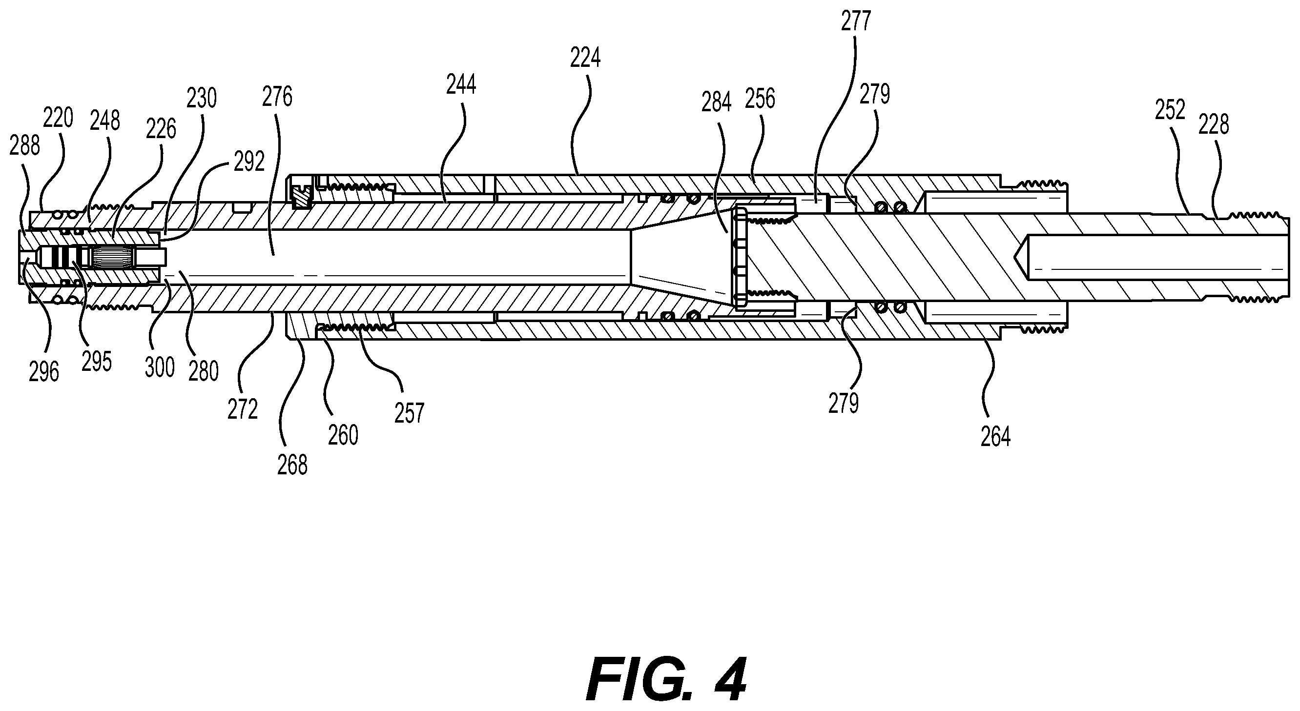 Patent US12139984 Figure 4 – Fixed-volume setting tool