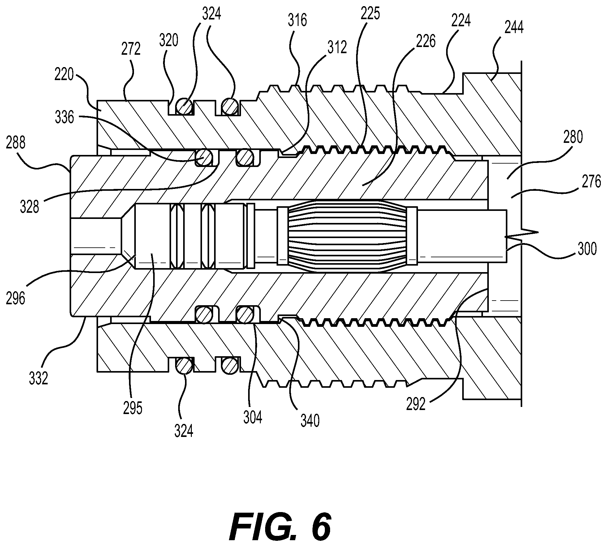 Patent US12139984 Figure 6 – Fixed-volume setting tool