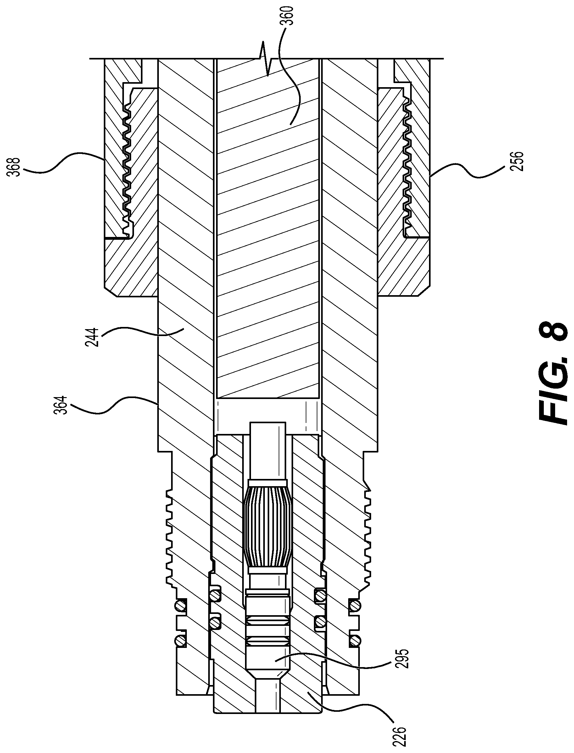 Patent US12139984 Figure 8 – Fixed-volume setting tool
