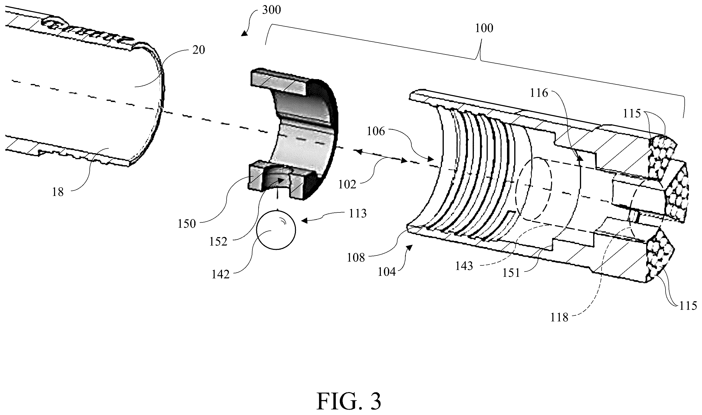 Patent US12139985 Figure 3 – Continuous sampling drill bit