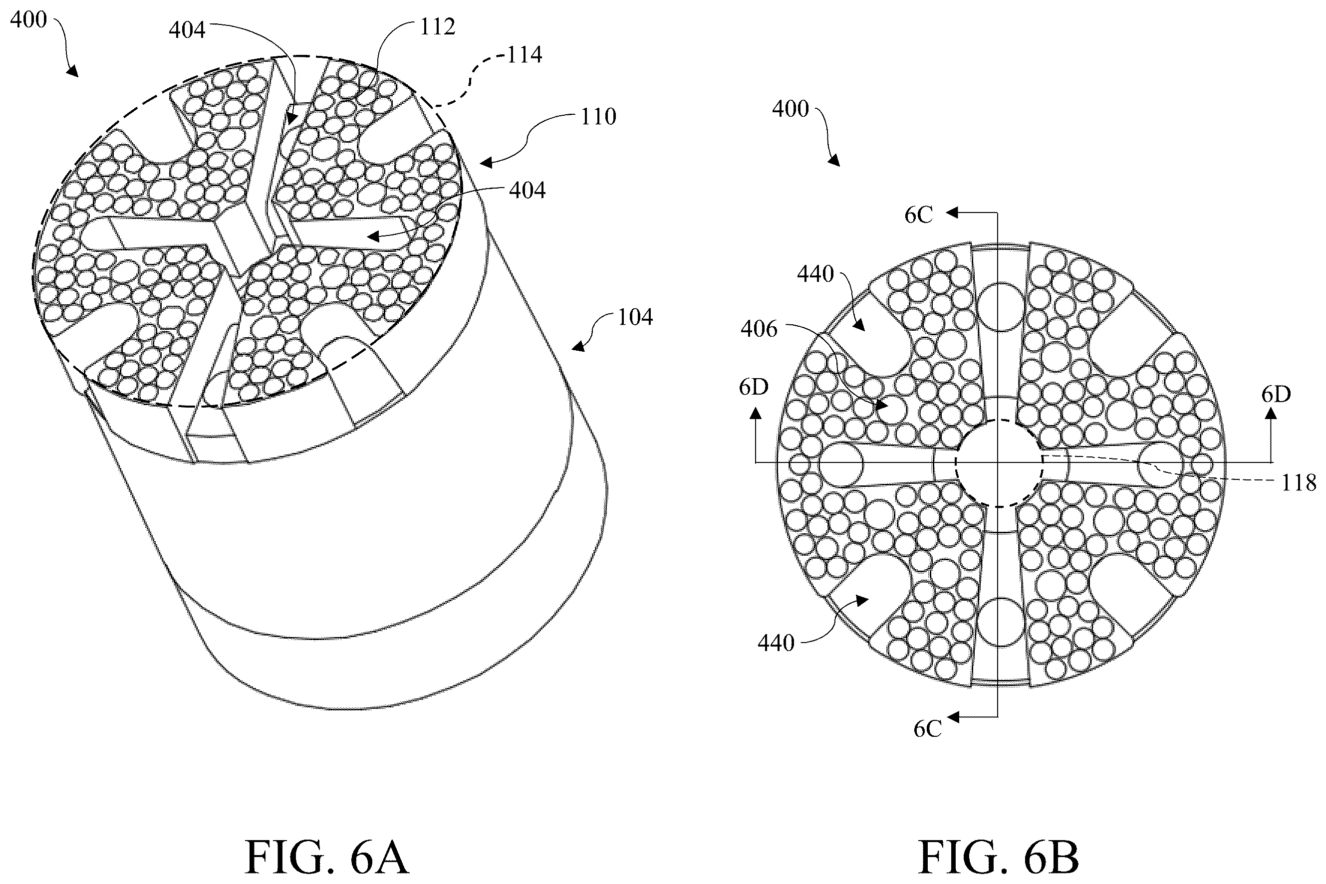 Patent US12139985 Figure 6 – Continuous sampling drill bit