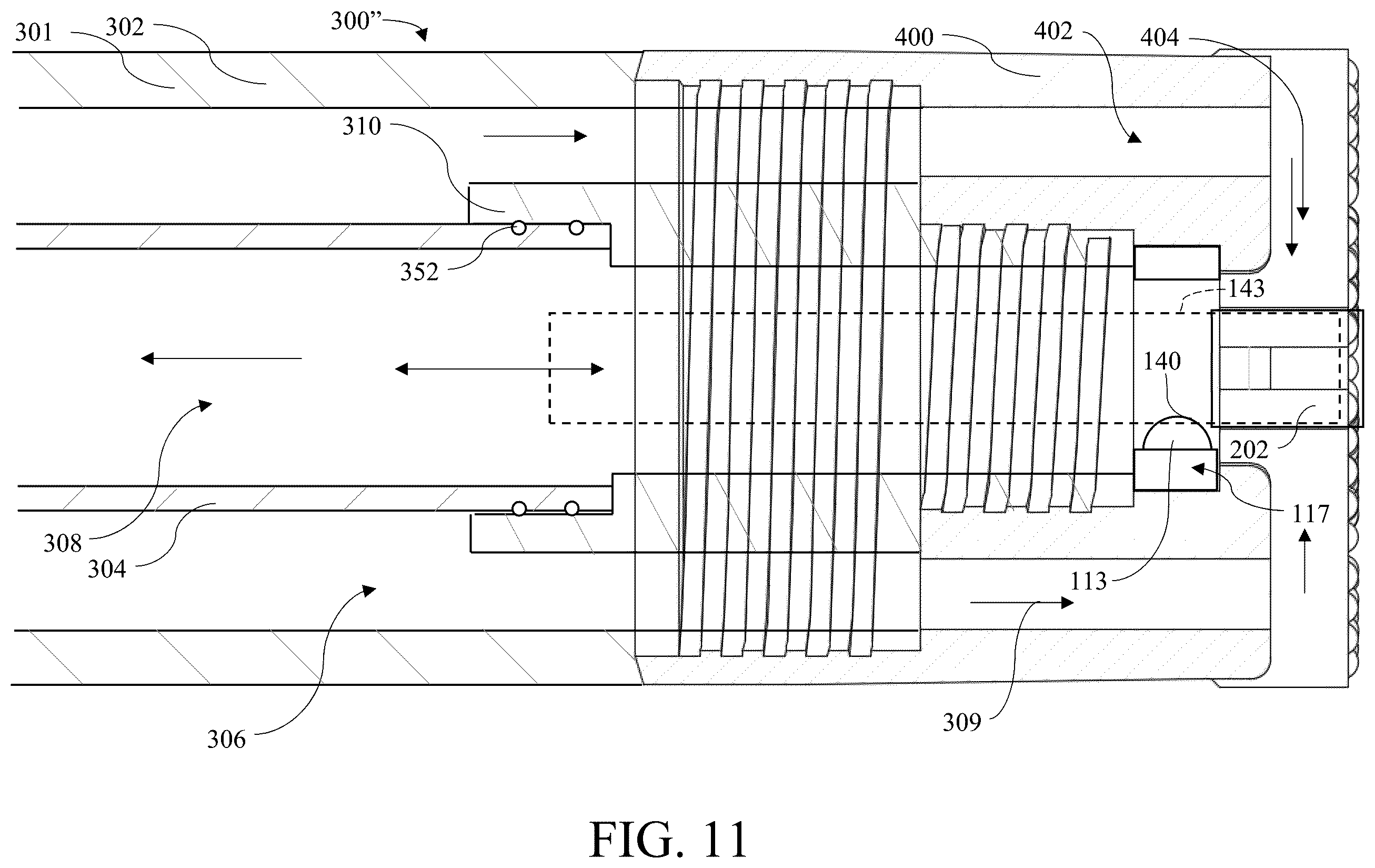 Patent US12139985 Figure 14 – Continuous sampling drill bit