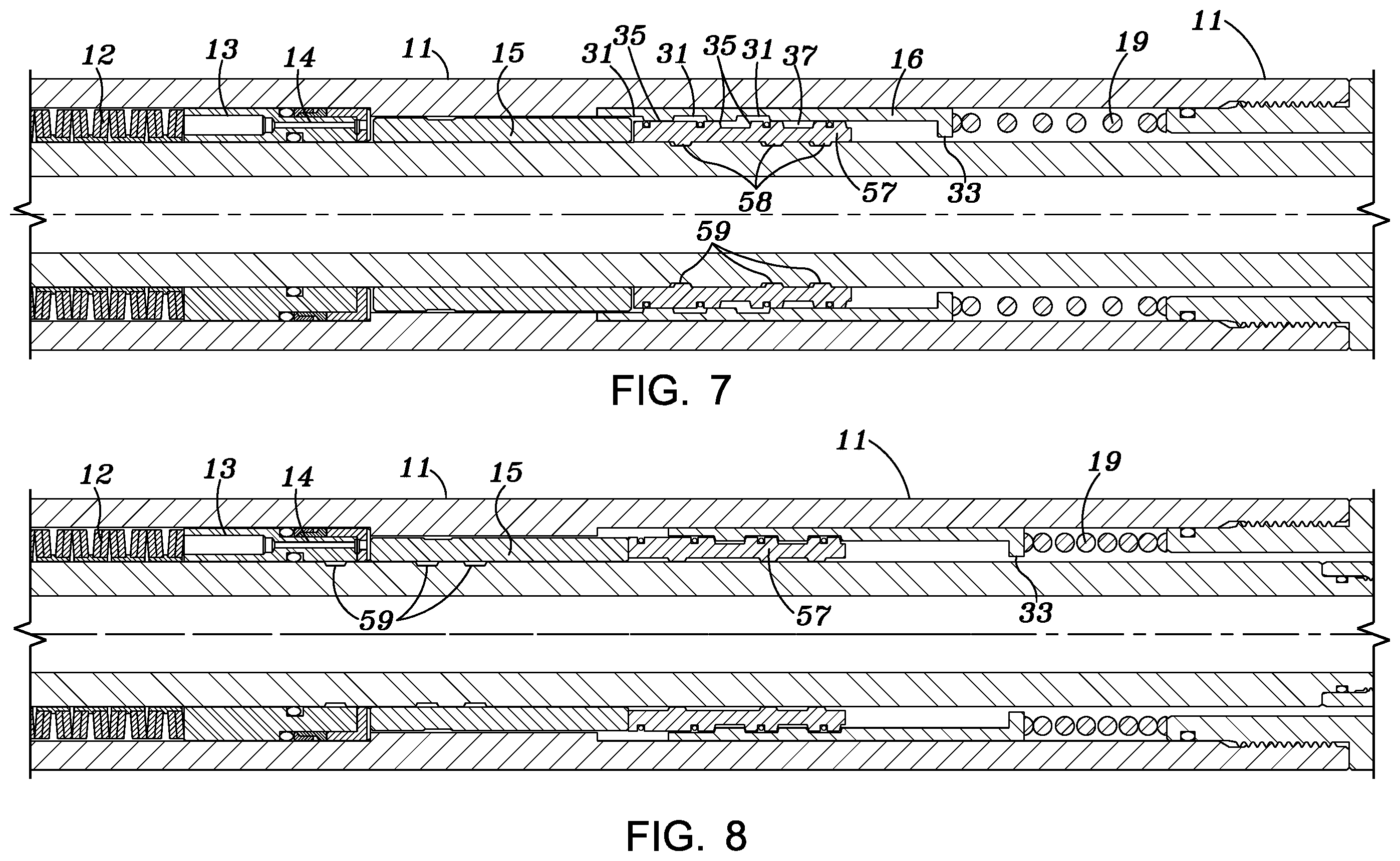Patent US12139988 Figure 4 – Release lugs for a jarring device