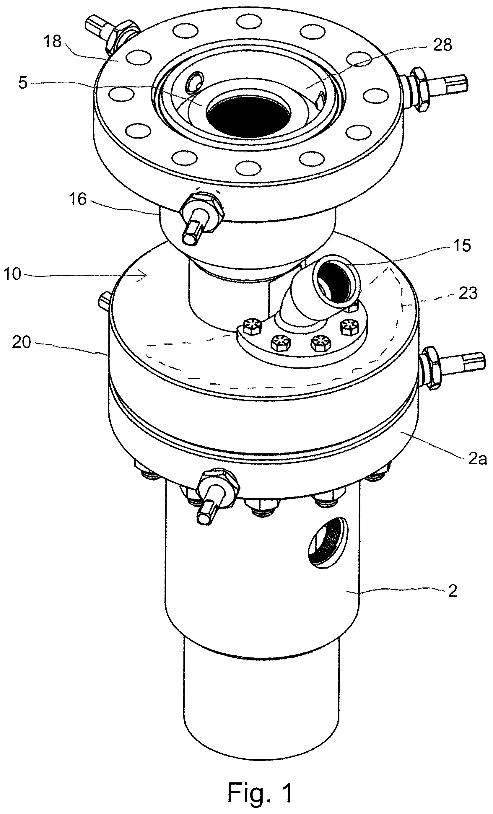 Patent US12139990 Figure 1 – Dual string hanger assembly