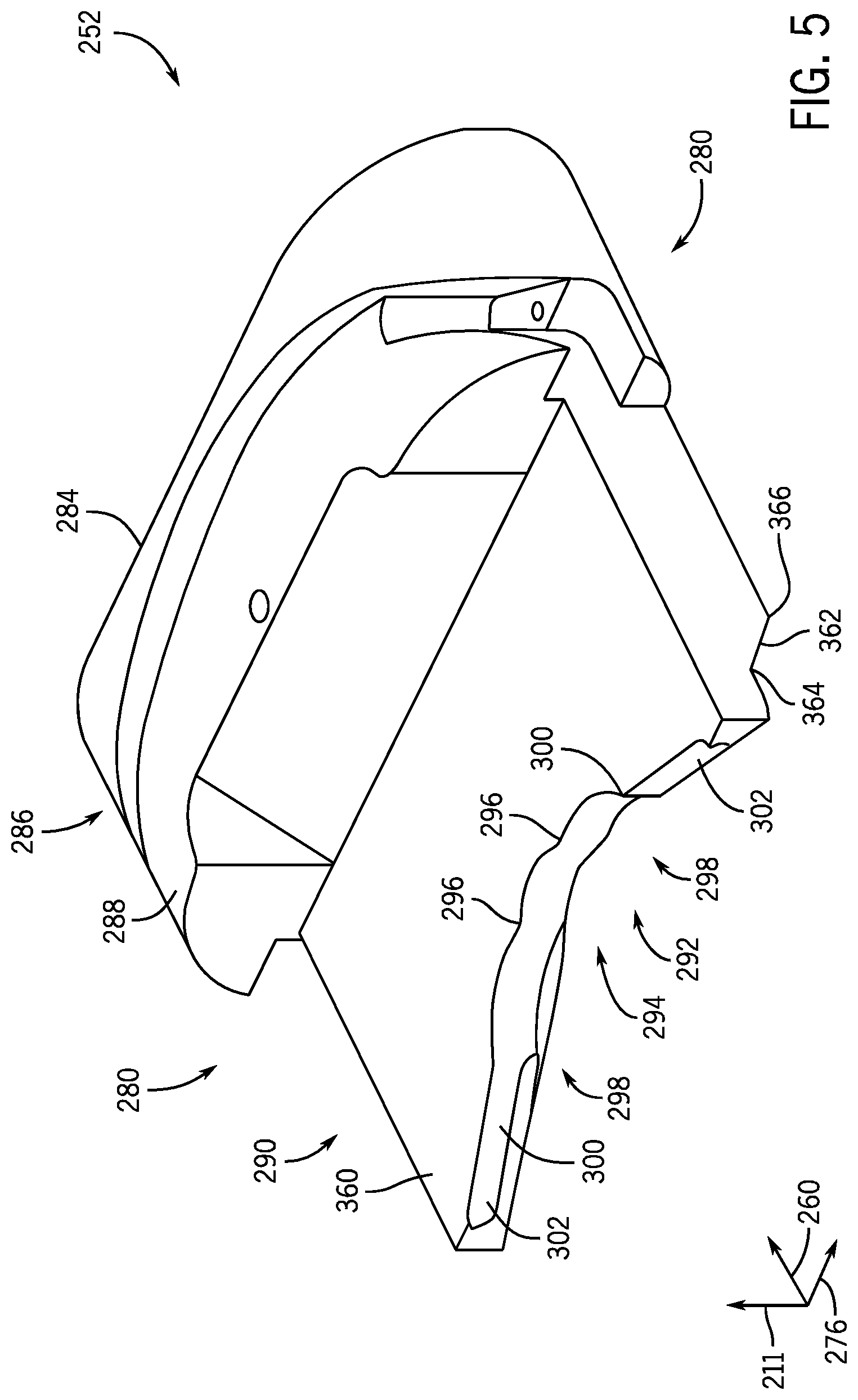 Patent US12139991 Figure 5 – Blowout preventer shearing ram